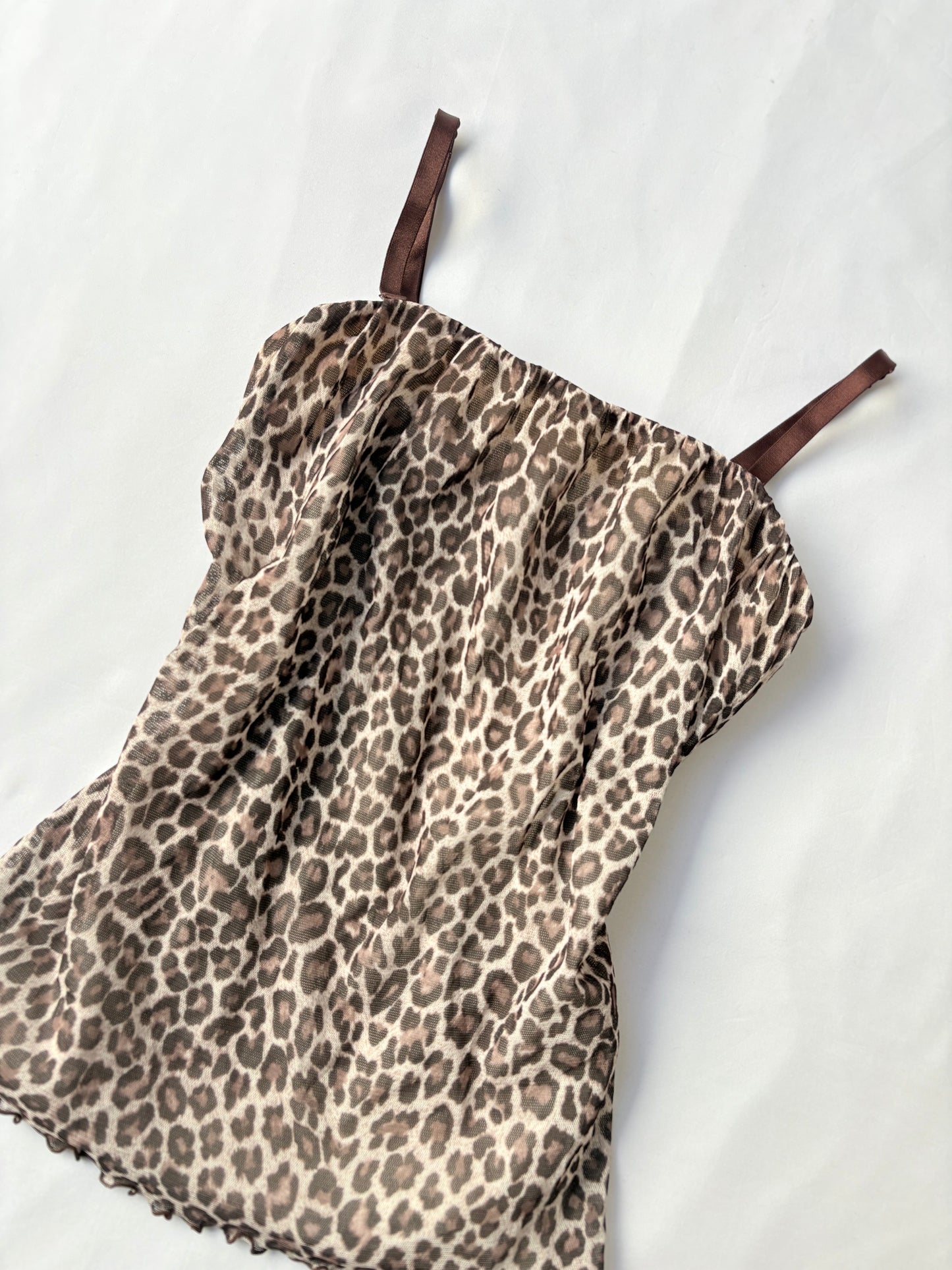 00’s Leopard Japanese top | Size 6
