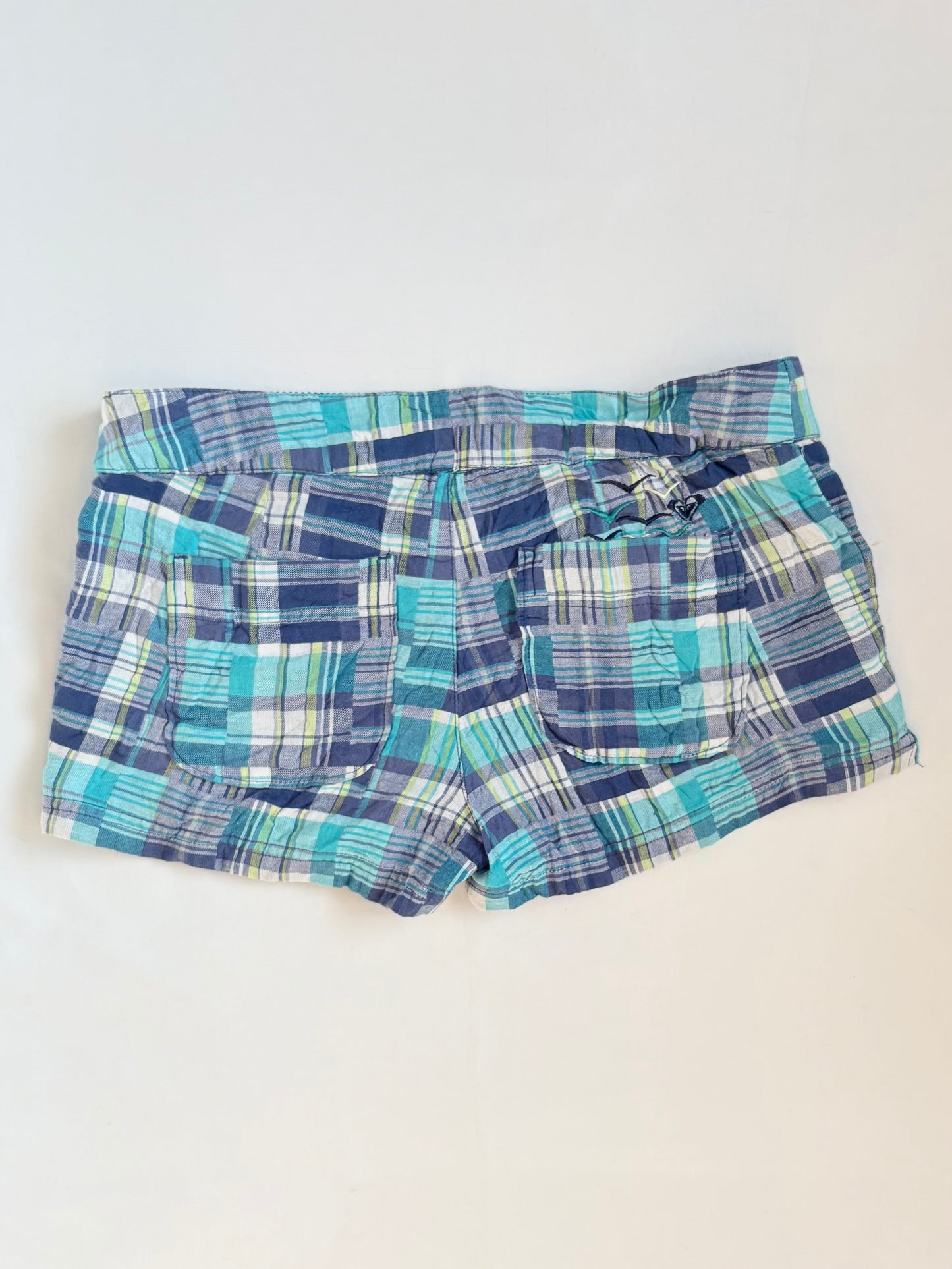00’s Roxy plaid low rise shorts | Size 10
