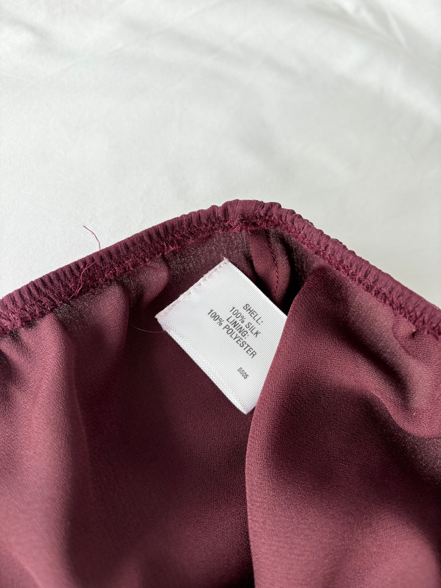 00’s Silk purple midi skirt | Size large