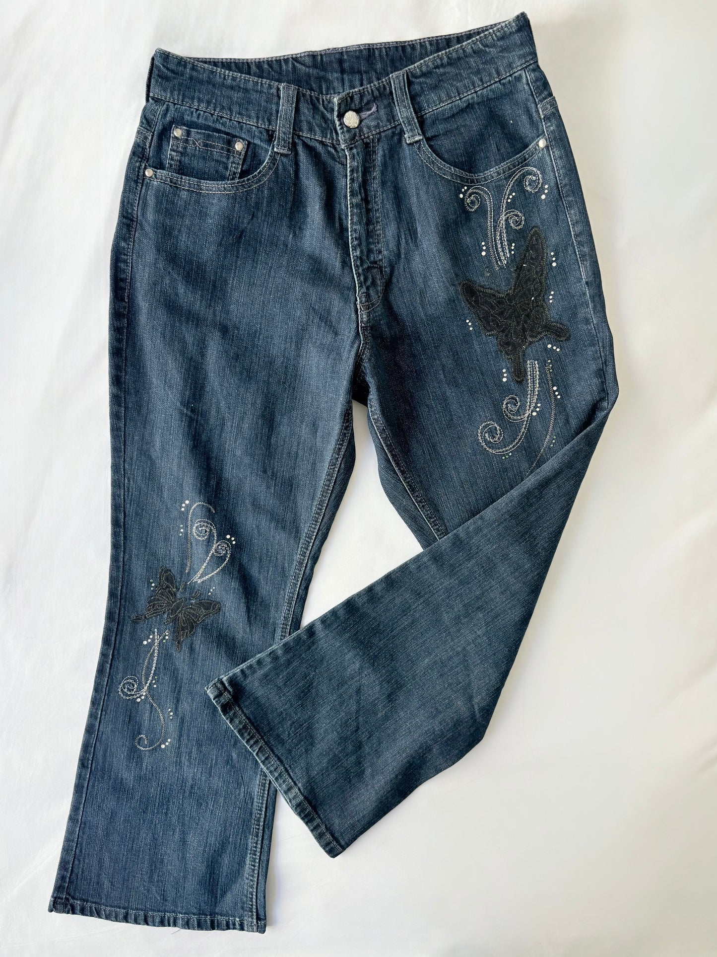 00’s Butterfly bootcut jeans | Size 10