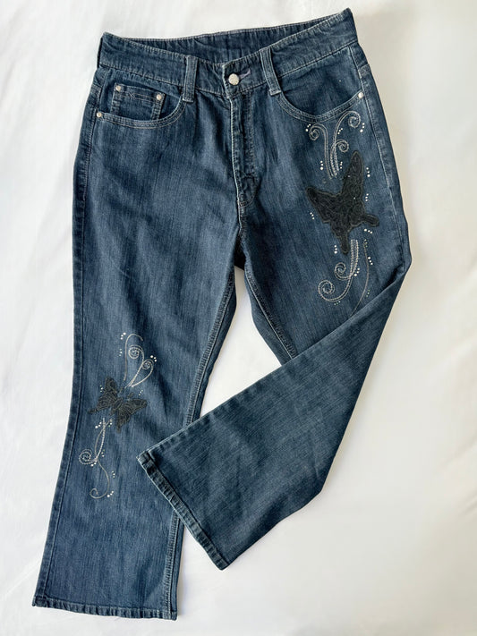 00’s Butterfly bootcut jeans | Size 10