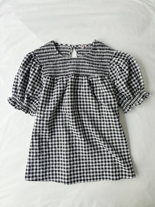 Gingham babydoll top | Size 12