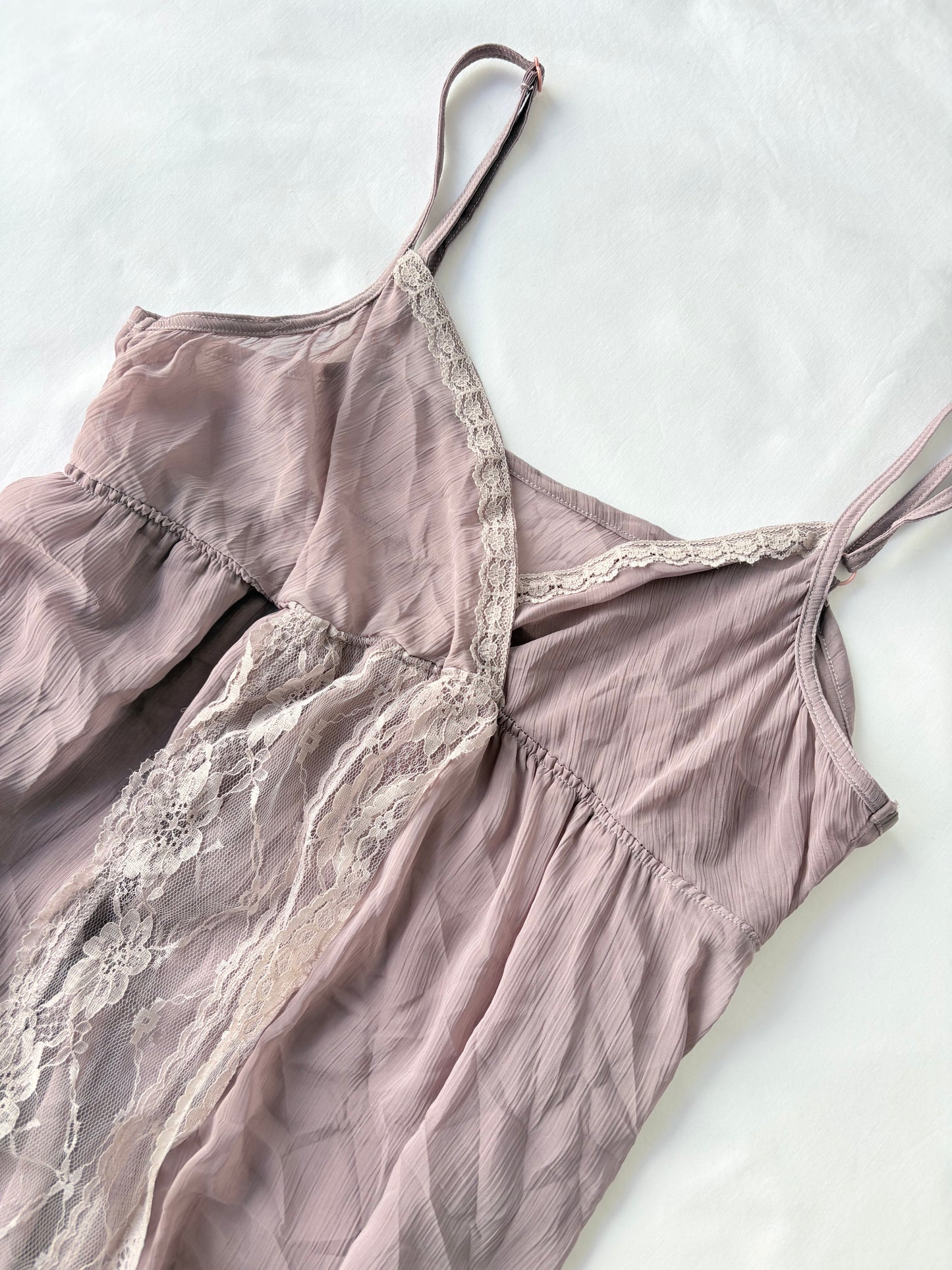 00’s Purple Japanese mini dress | Size 10-12