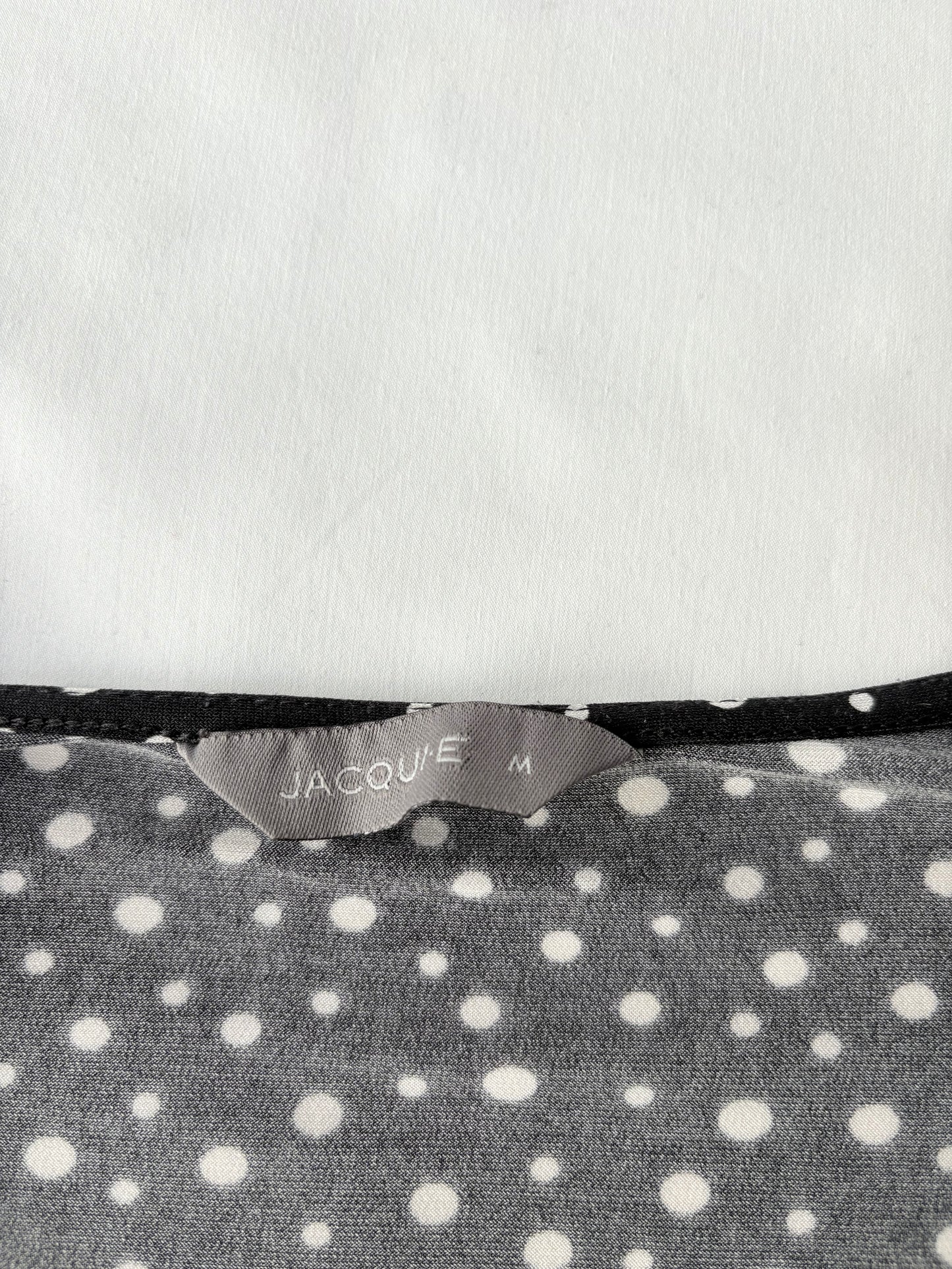 00’s Polka dot crossover top | Size 12-14