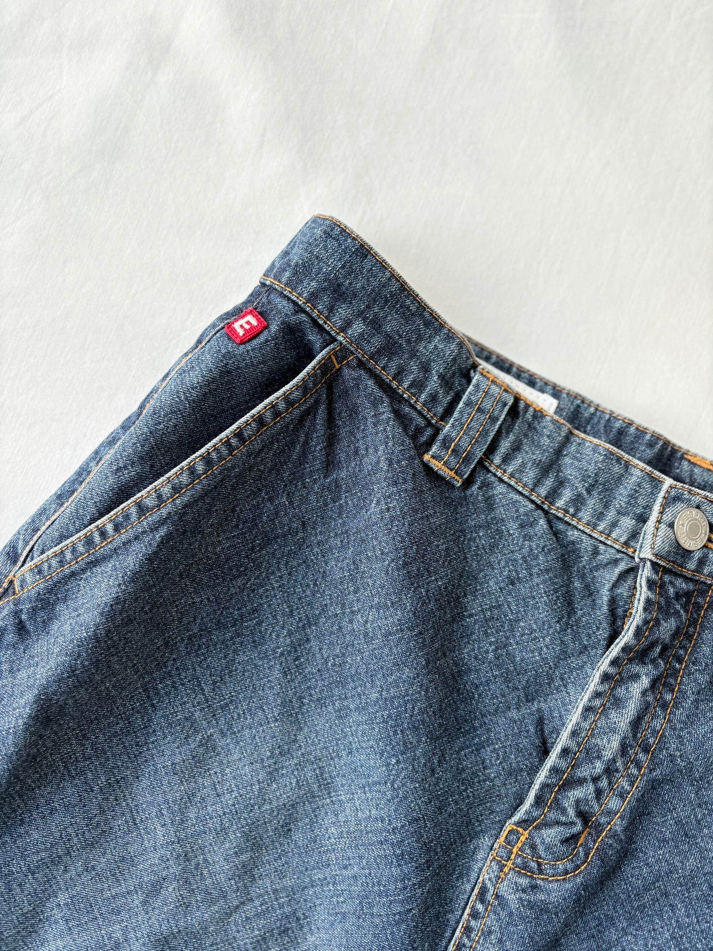 00’s Esprit denim midi skirt | Size 10