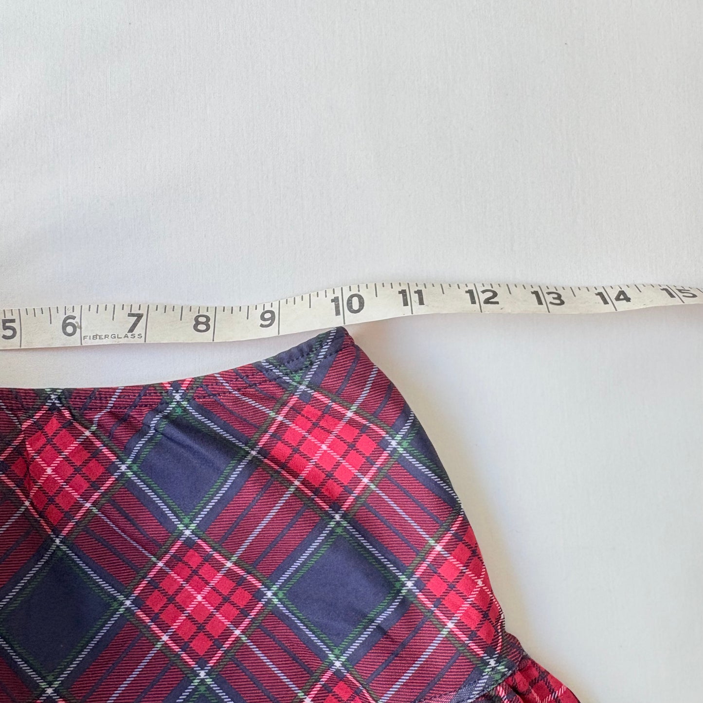 00’s Tartan micro mini skirt | Size 4-6