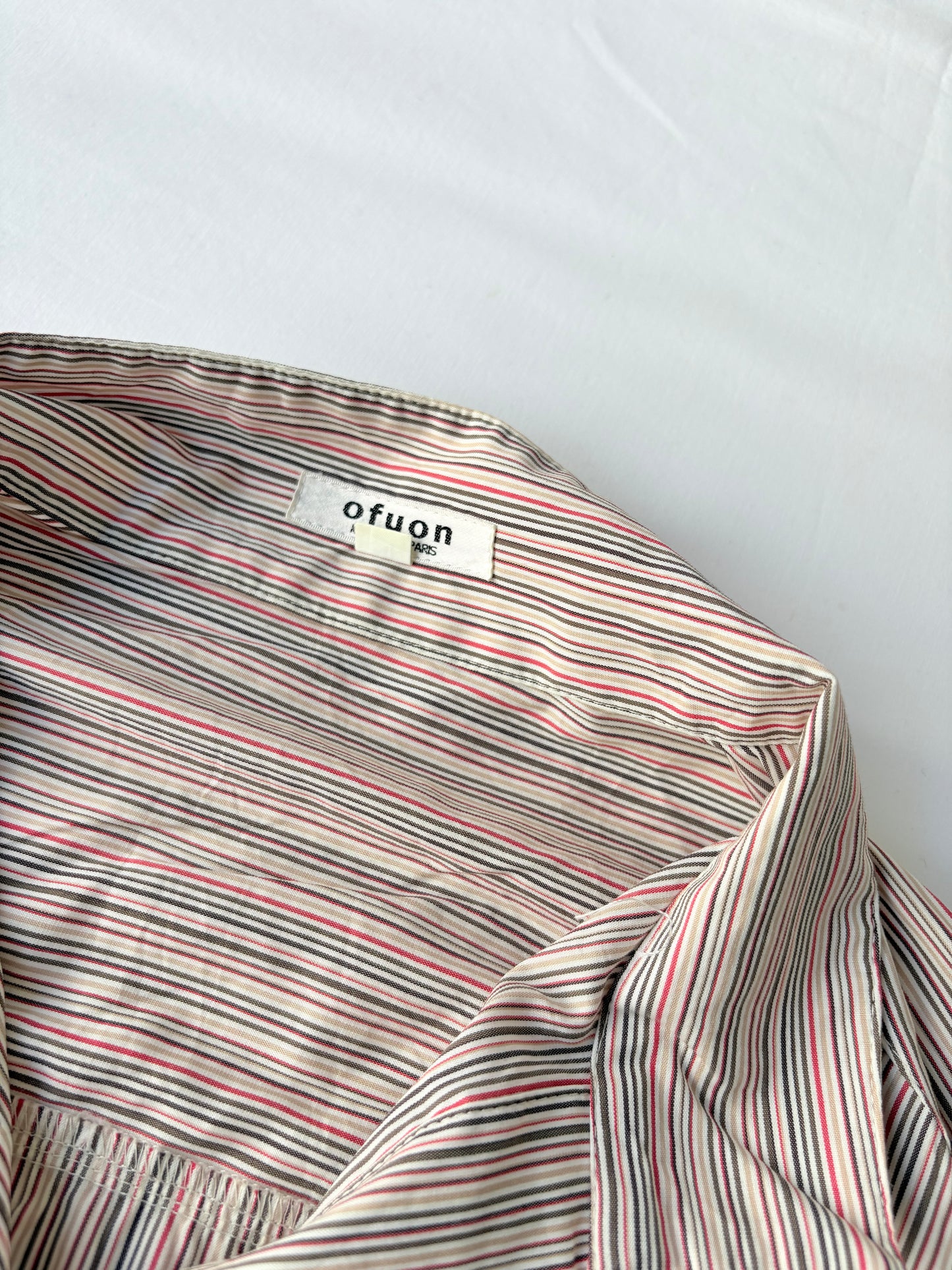 00’s Michel Klein Paris cinched shirt | Size 8