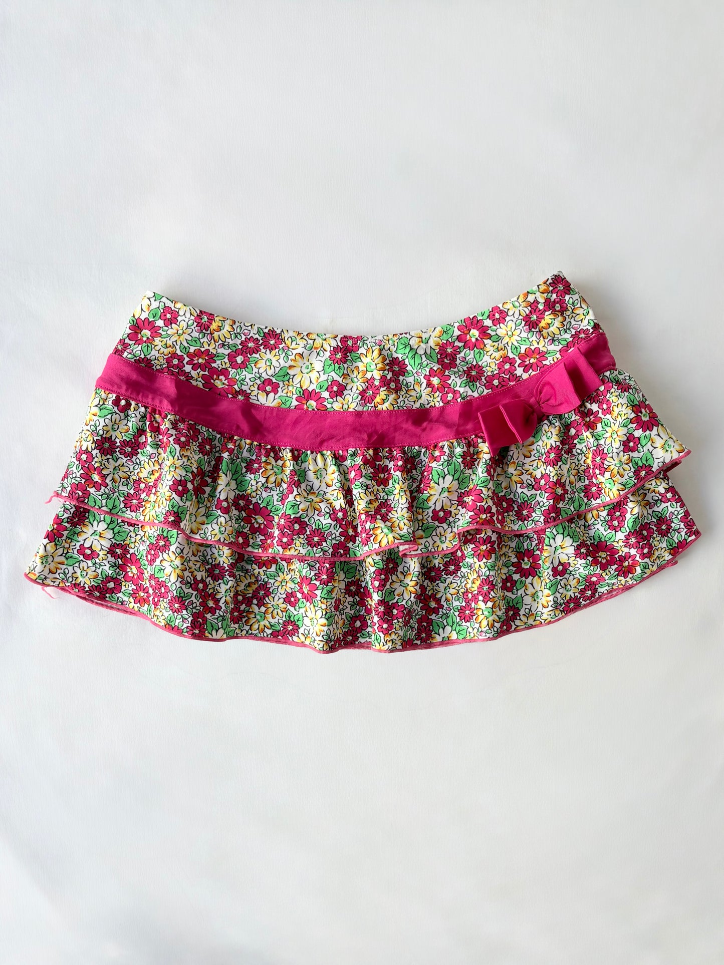 00’s Japanese floral mini skirt | Size 6
