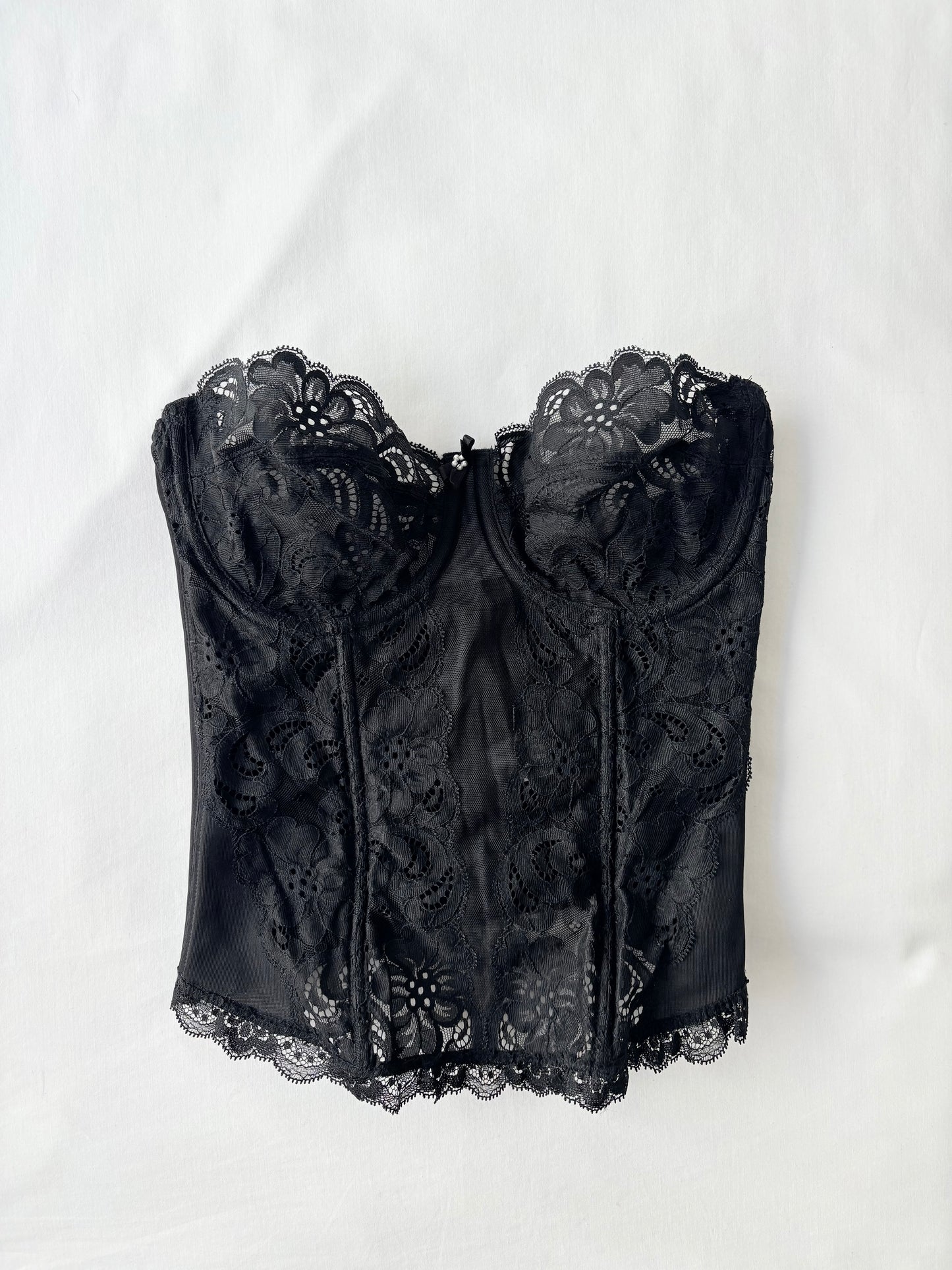 90’s Triumph black corset | Size 12B