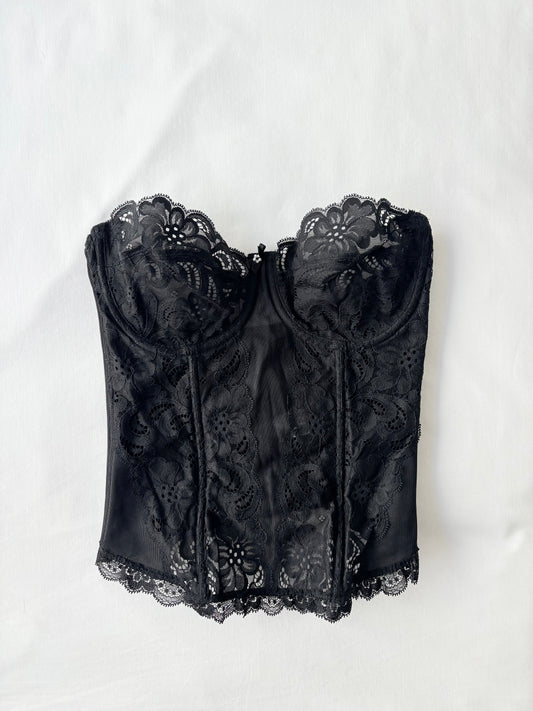 90’s Triumph black corset | Size 12B