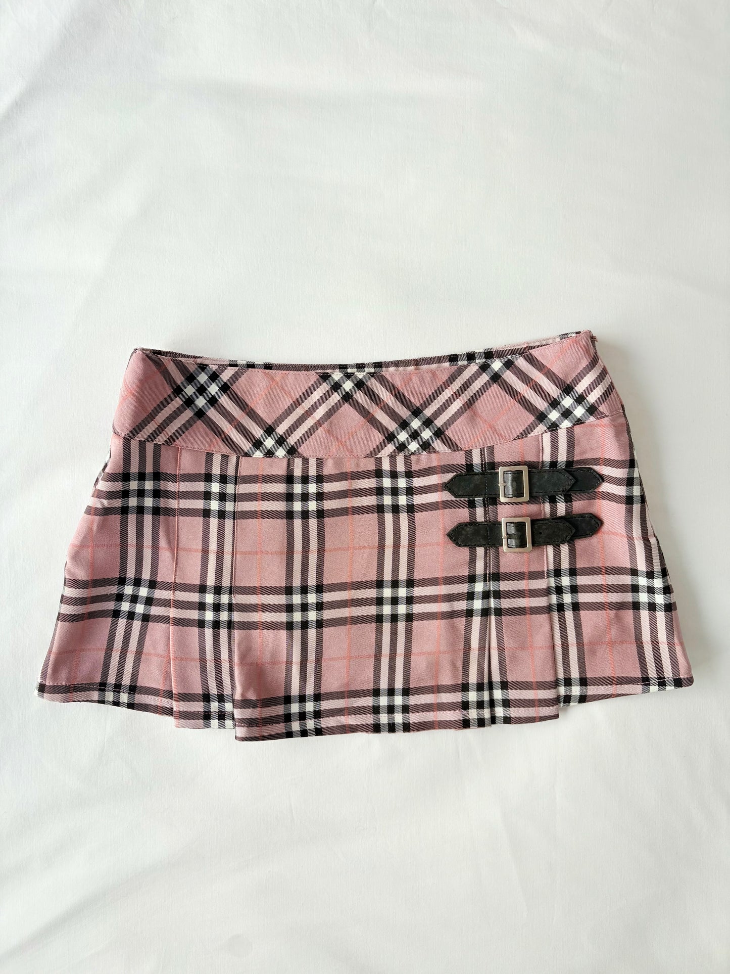 00’s Yuan Shin plaid mini skirt | Size 8