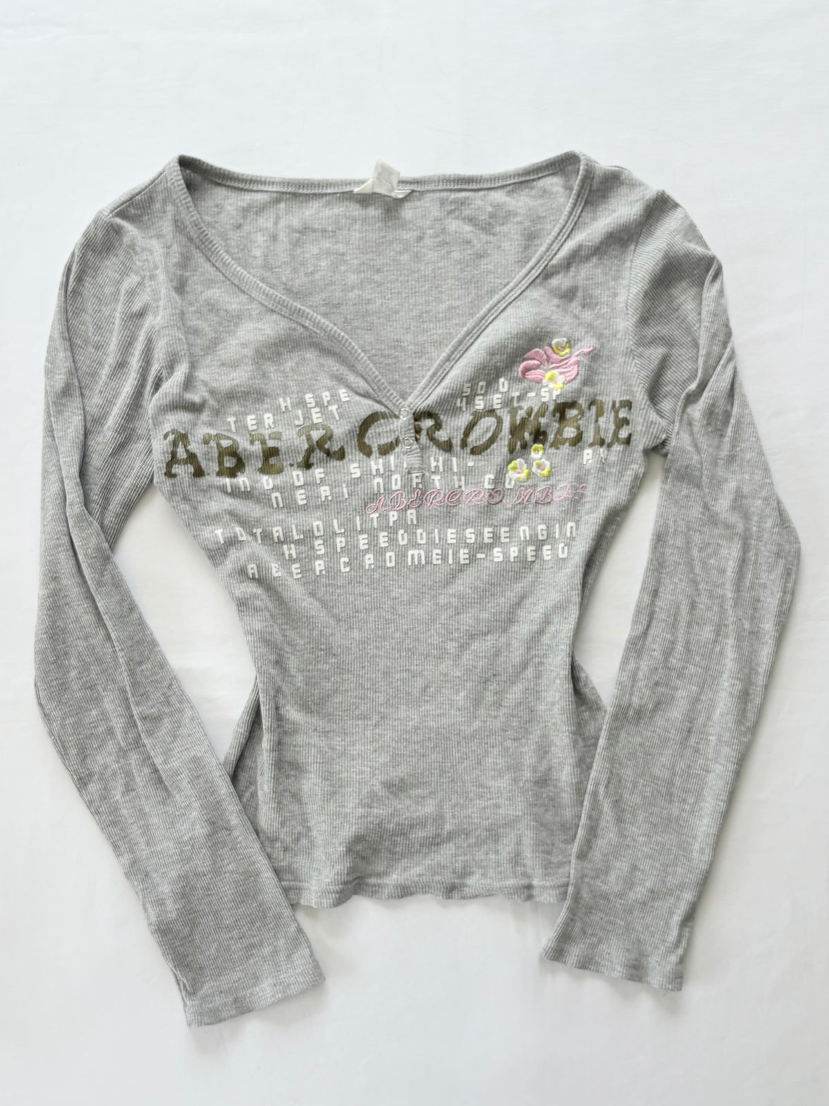 00’s Abercrombie henley long sleeve | Size 10-12