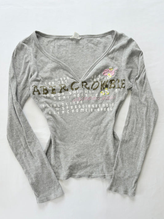 00’s Abercrombie henley long sleeve | Size 10-12