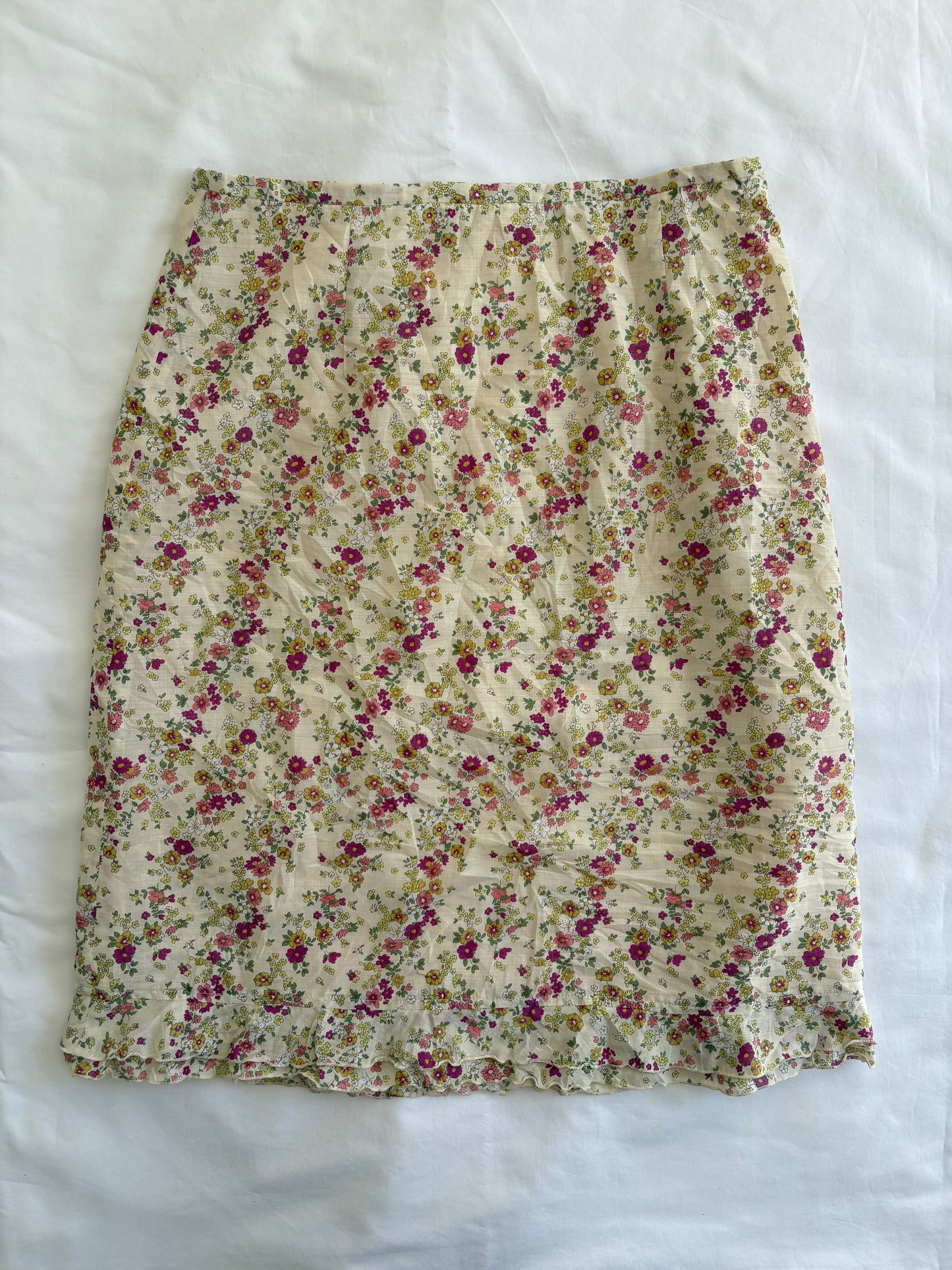 00’s Floral midi skirt | Size 6