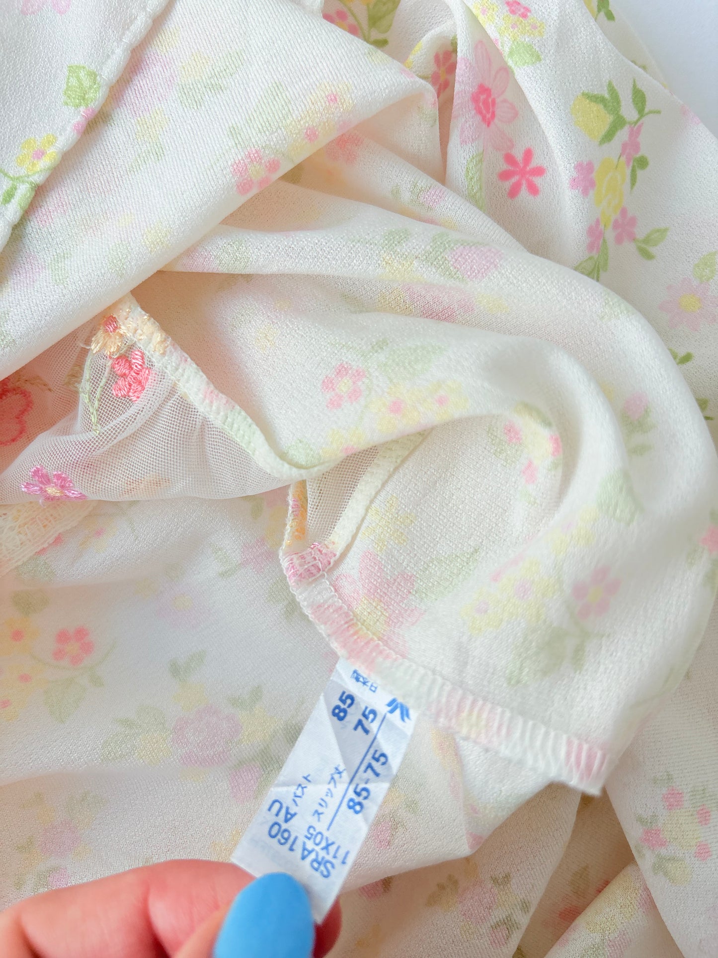 00’s Floral longline cami | Size 12