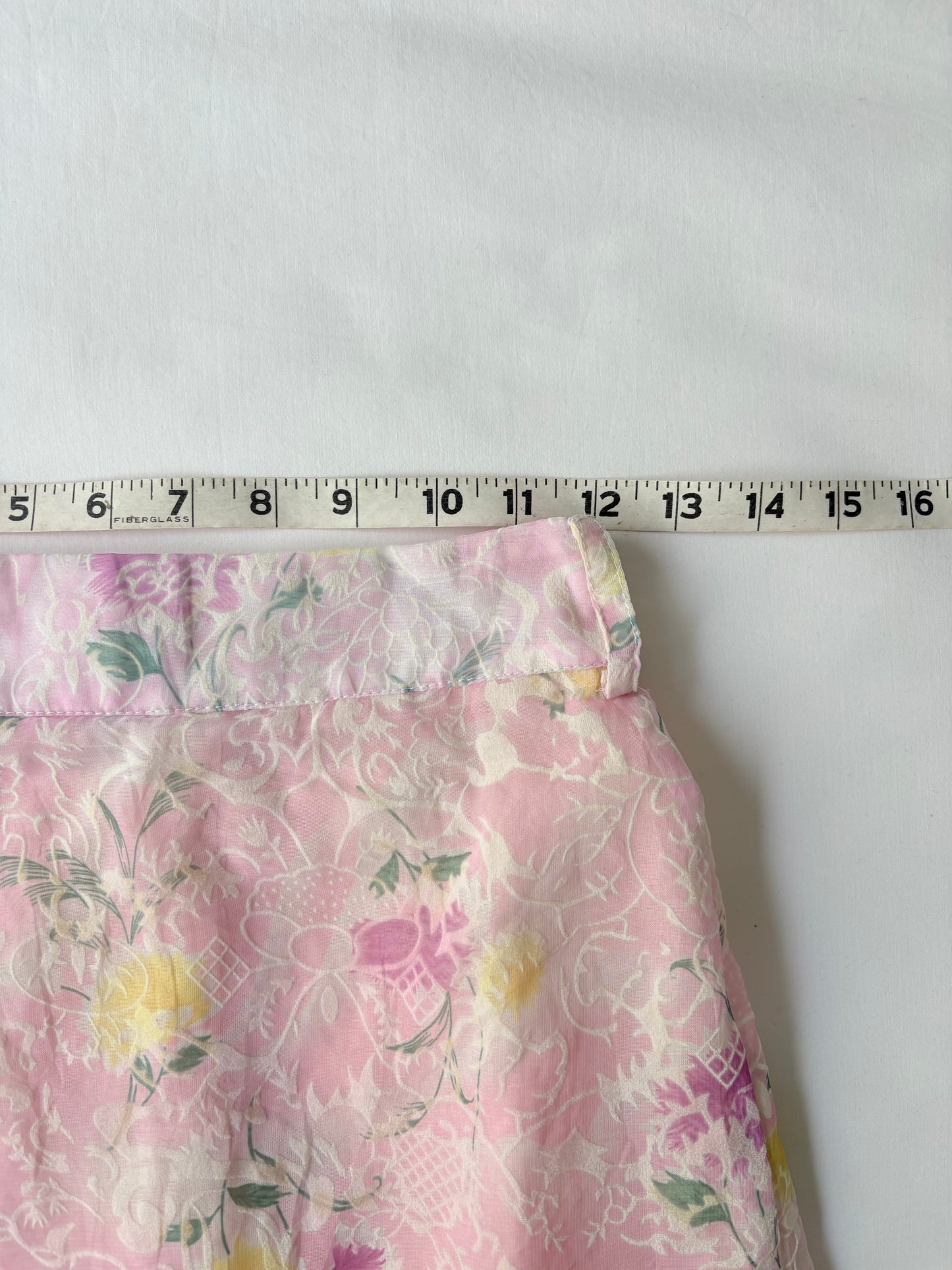 00’s Tulle floral midi skirt | Size 4-6