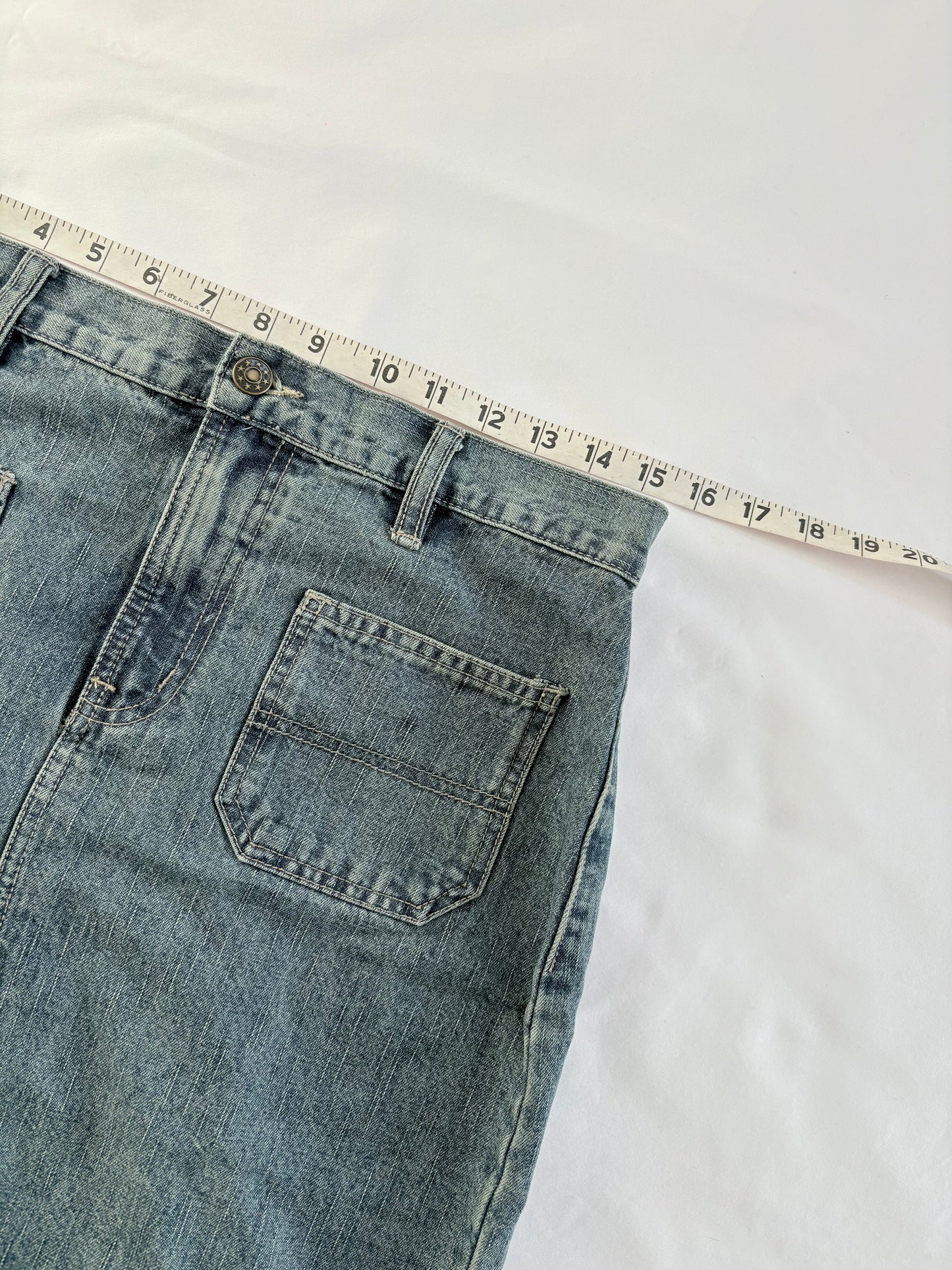 00’s Nutshell denim midi skirt | Size 10
