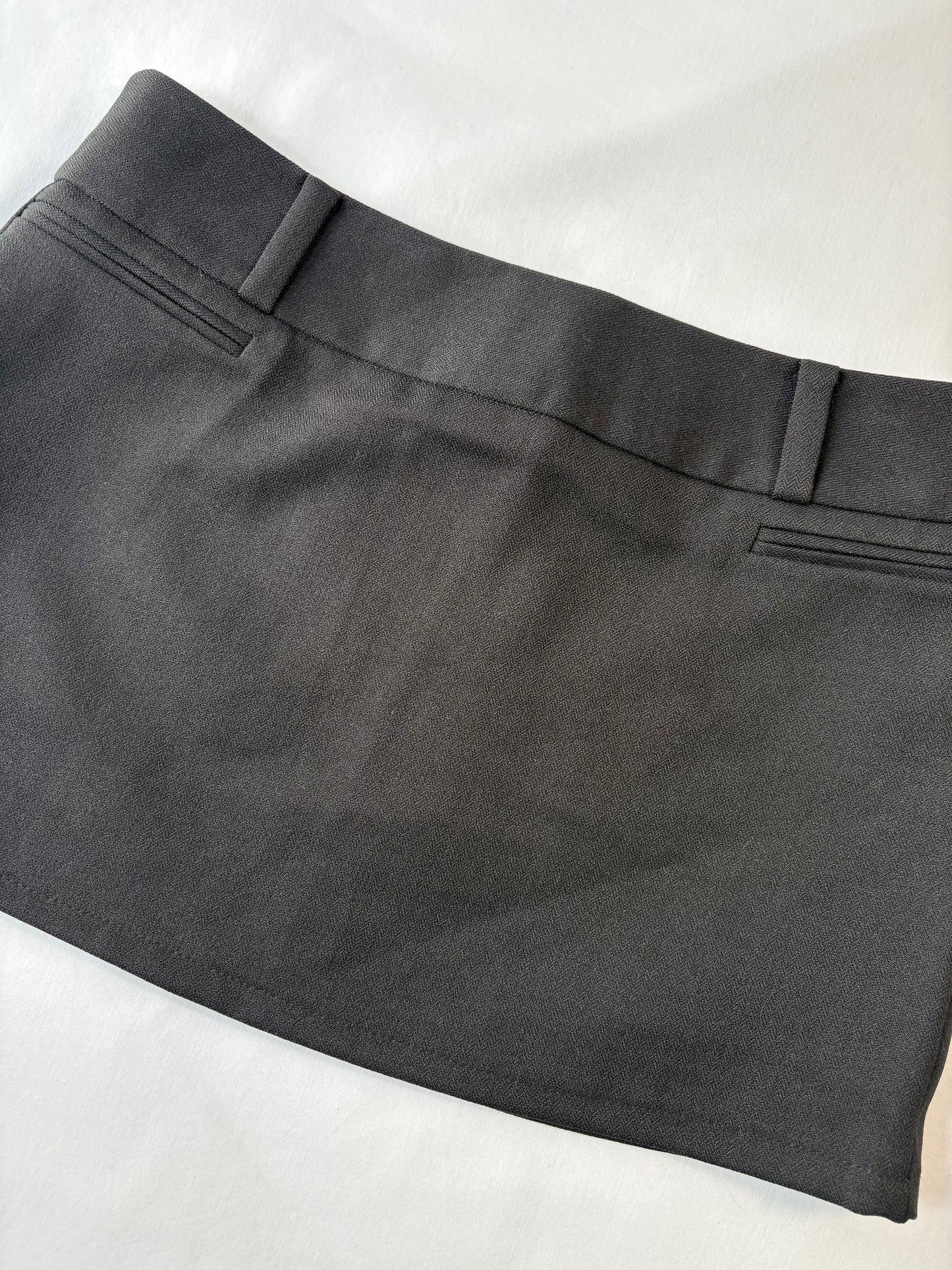 00’s Black micro mini skirt | Size 8