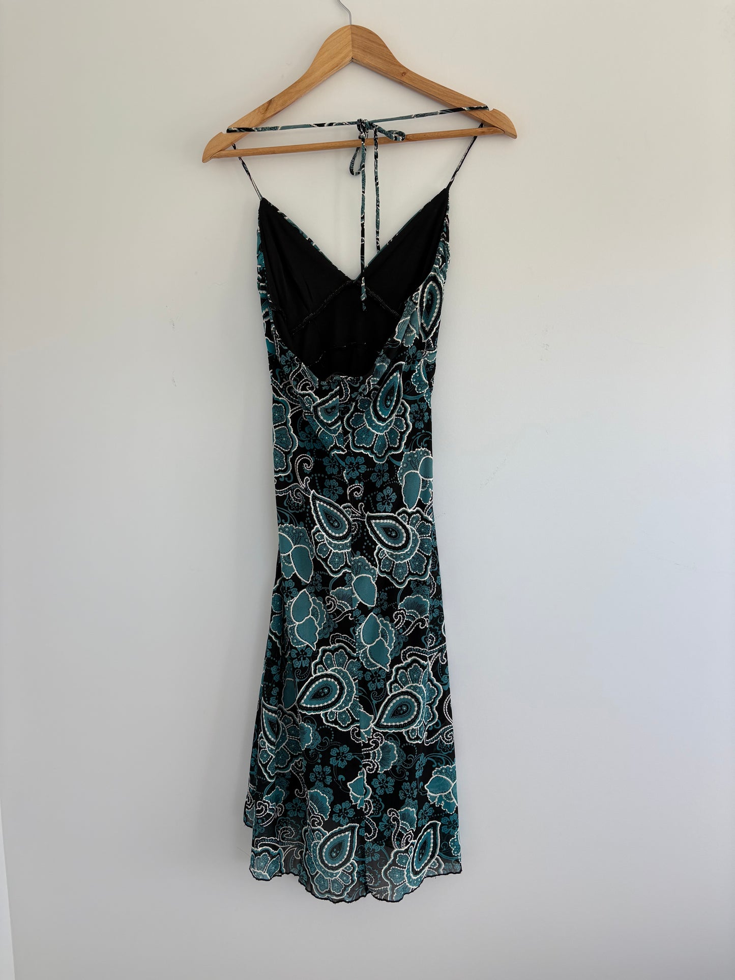 00’s Mei Mei paisley midi dress | Size 10