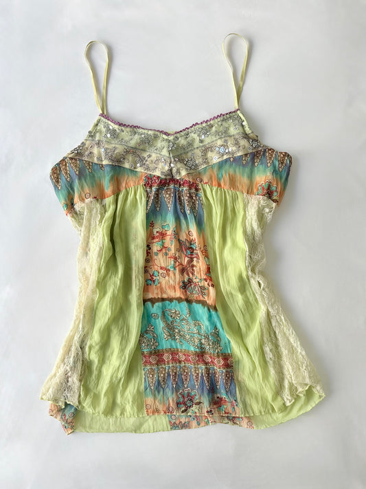 00’s No Boundaries patterned top | Size 14