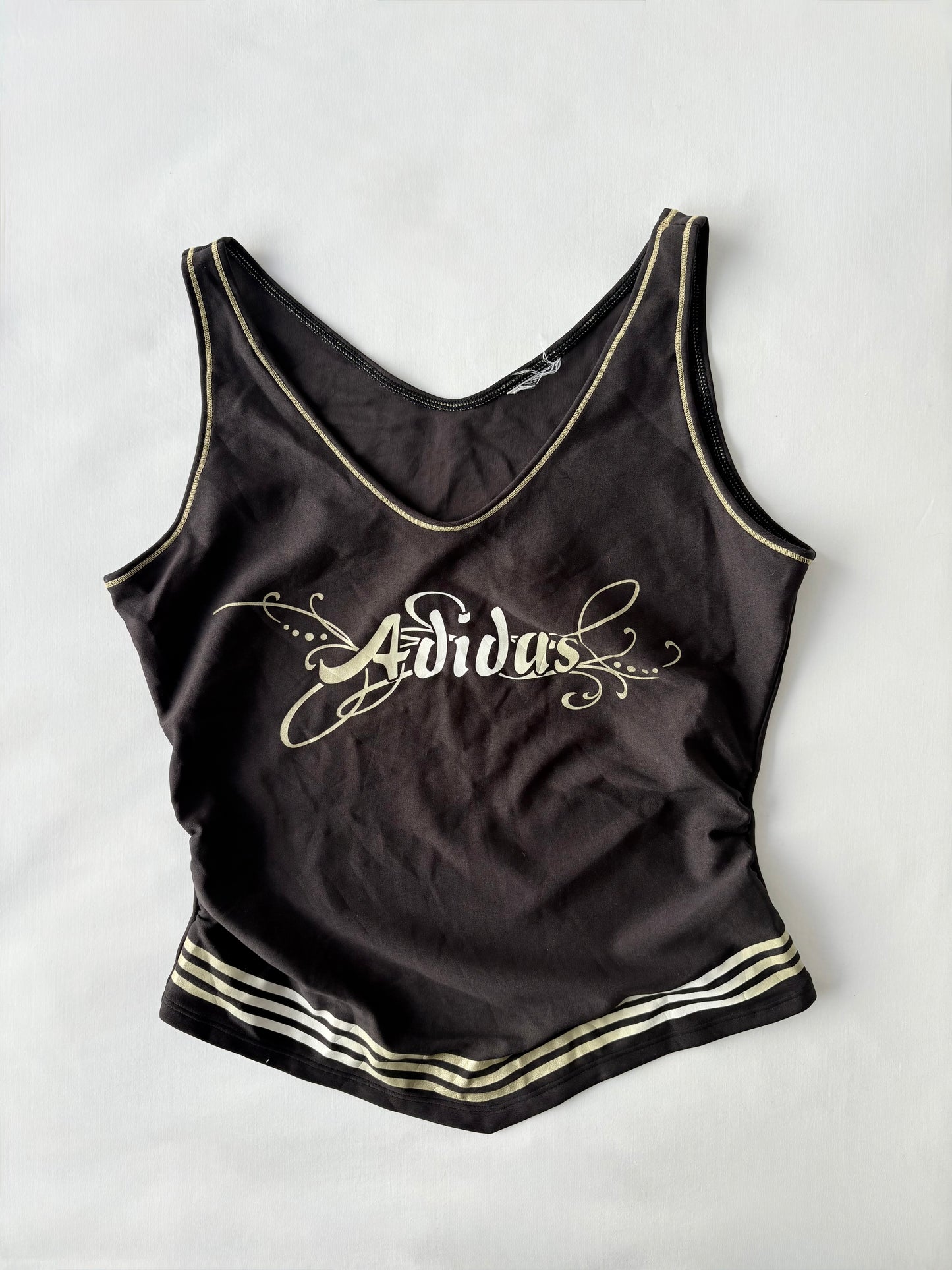 00’s Adidas ruched tank | Size 10