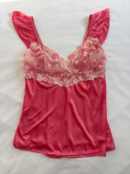 00’s Pink babydoll cami | Size 10