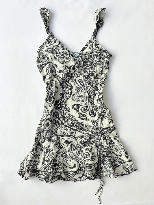 00’s B.I.T paisley mini dress | Size 8