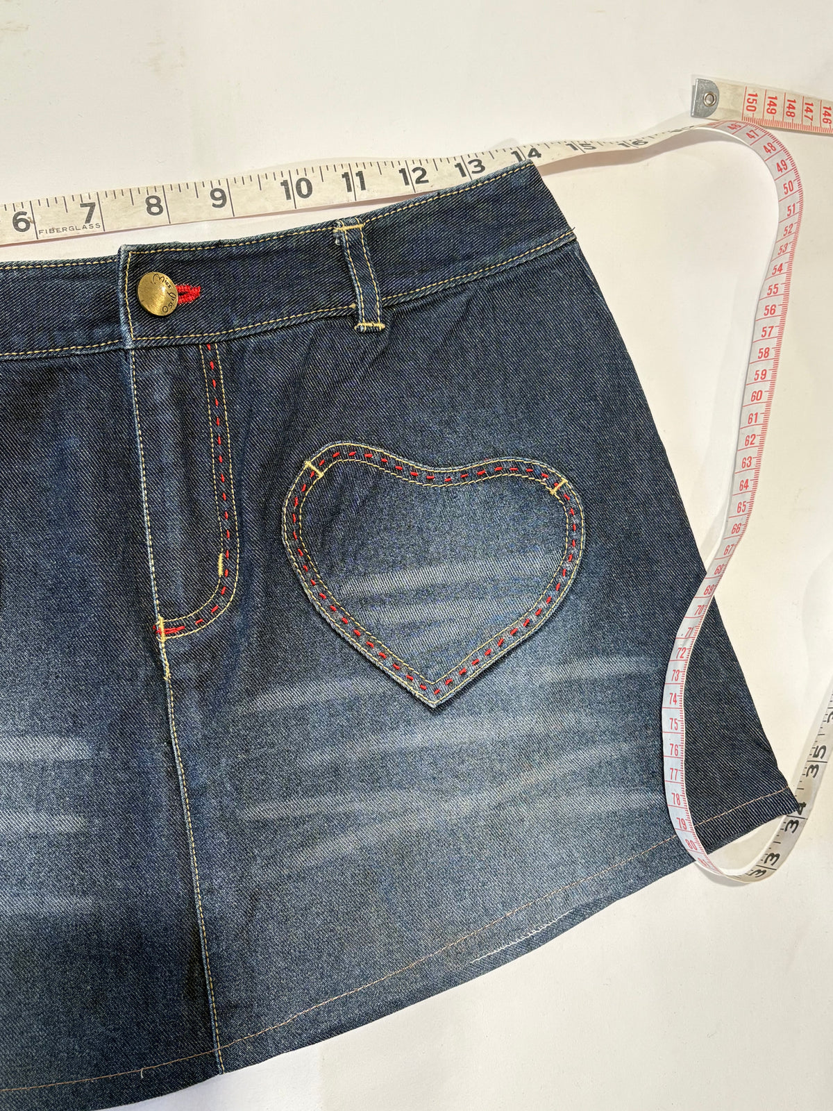00’s Miss Iris heart mini skirt | Size 8