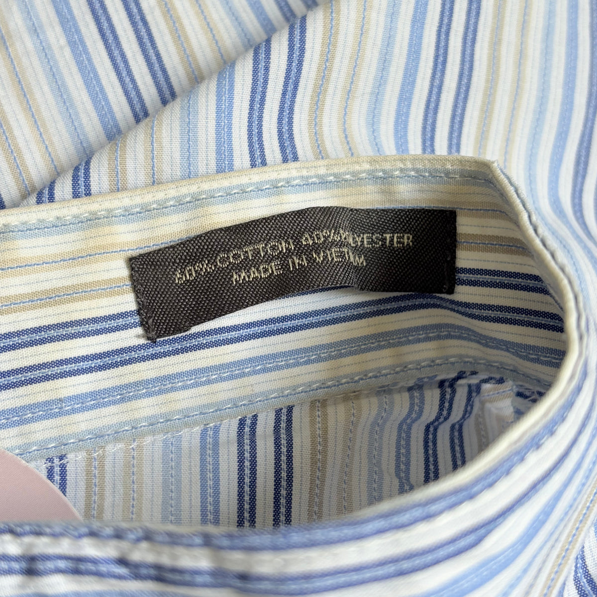 Reworked blue cap sleeve shirt | Size 12-14