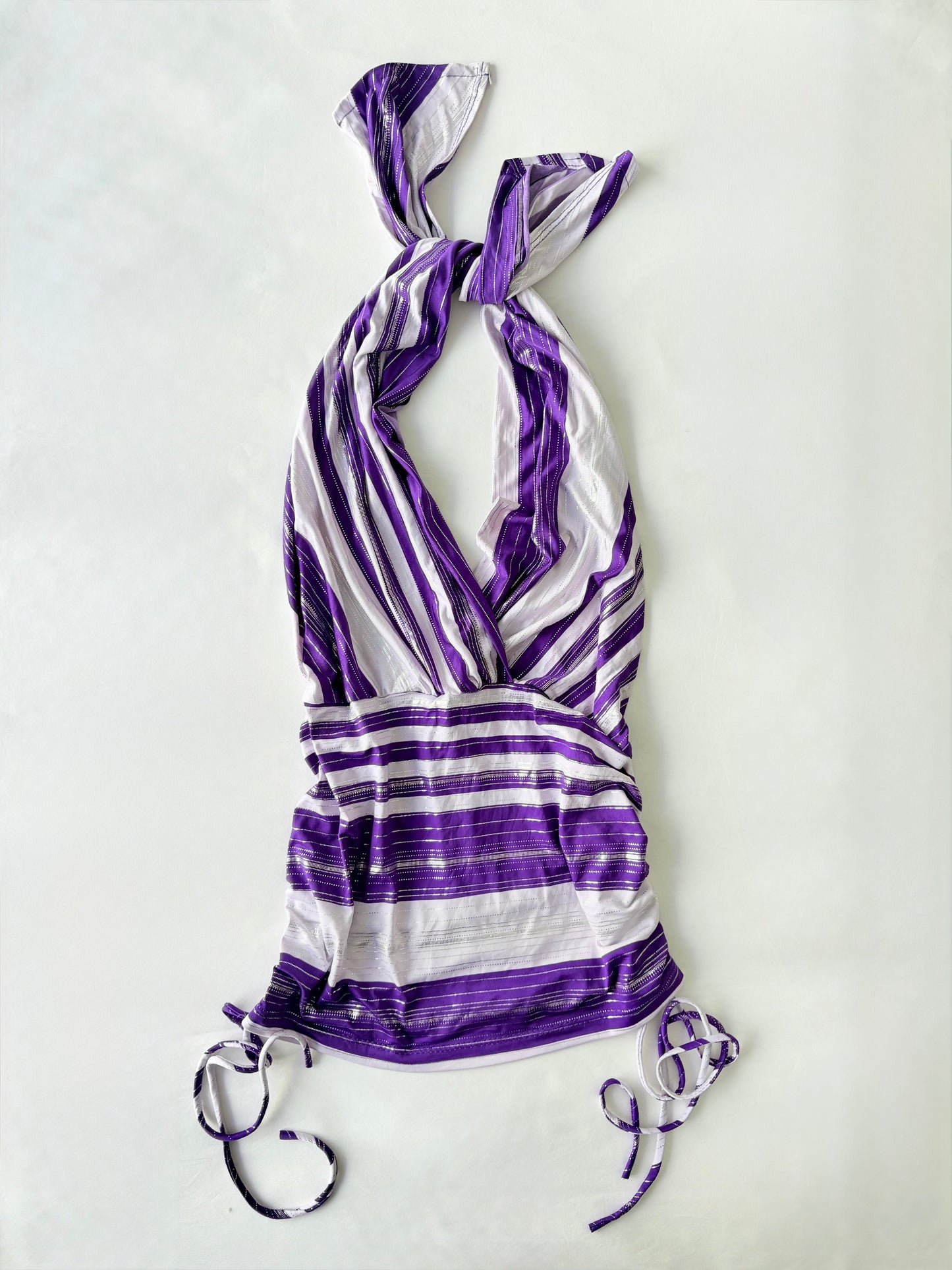00’s Purple USA halter top | Size medium