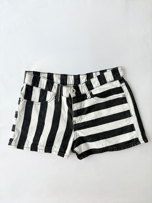 00’s Striped denim shorts | Size 8