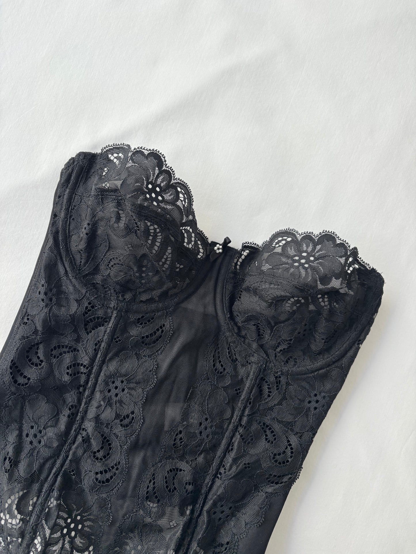 90’s Triumph black corset | Size 12B