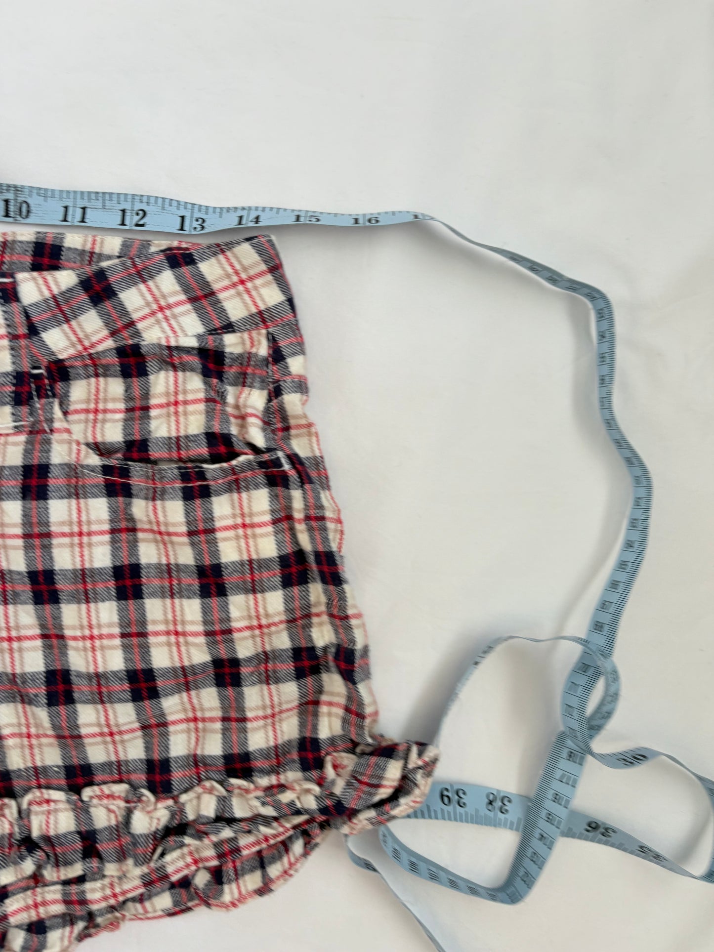00’s Milk Fed plaid ruffle shorts | Size 8