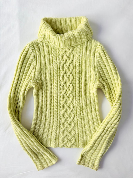 00’s Italian cable knit jumper | Size 8-10