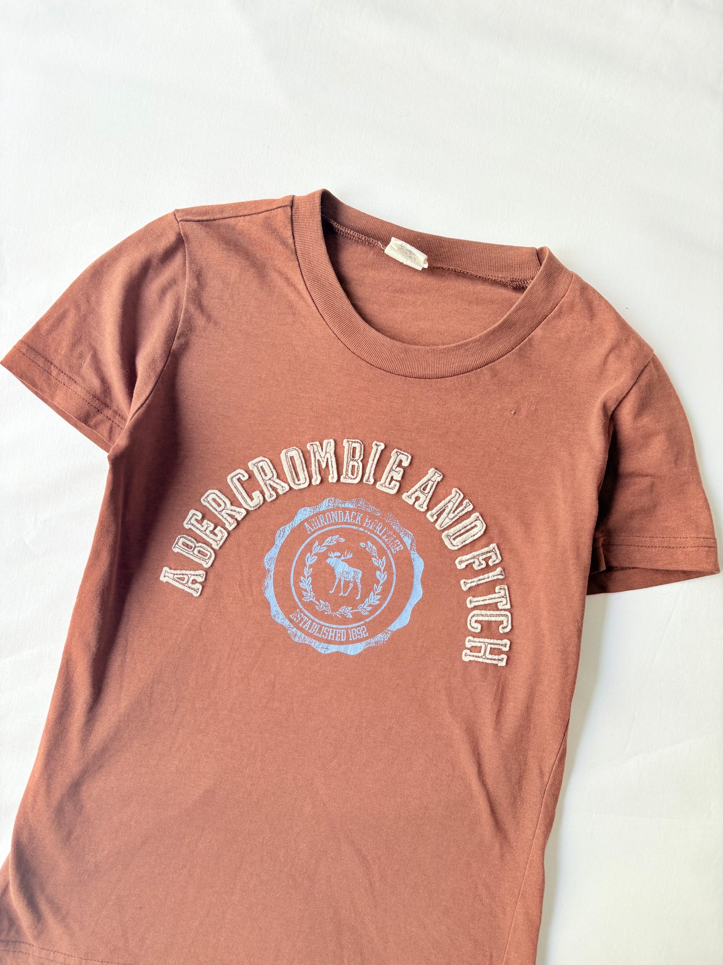 00’s Abercrombie brown baby tee | Size small