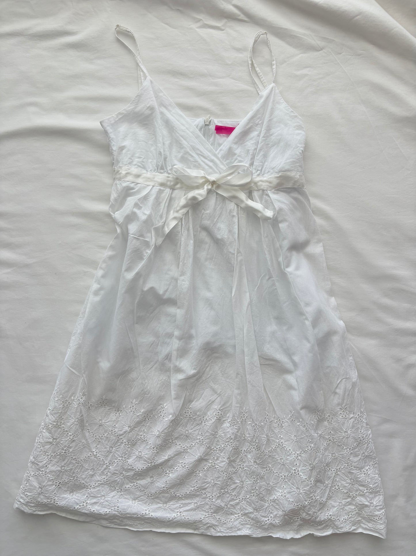 White babydoll mini dress | Size 10