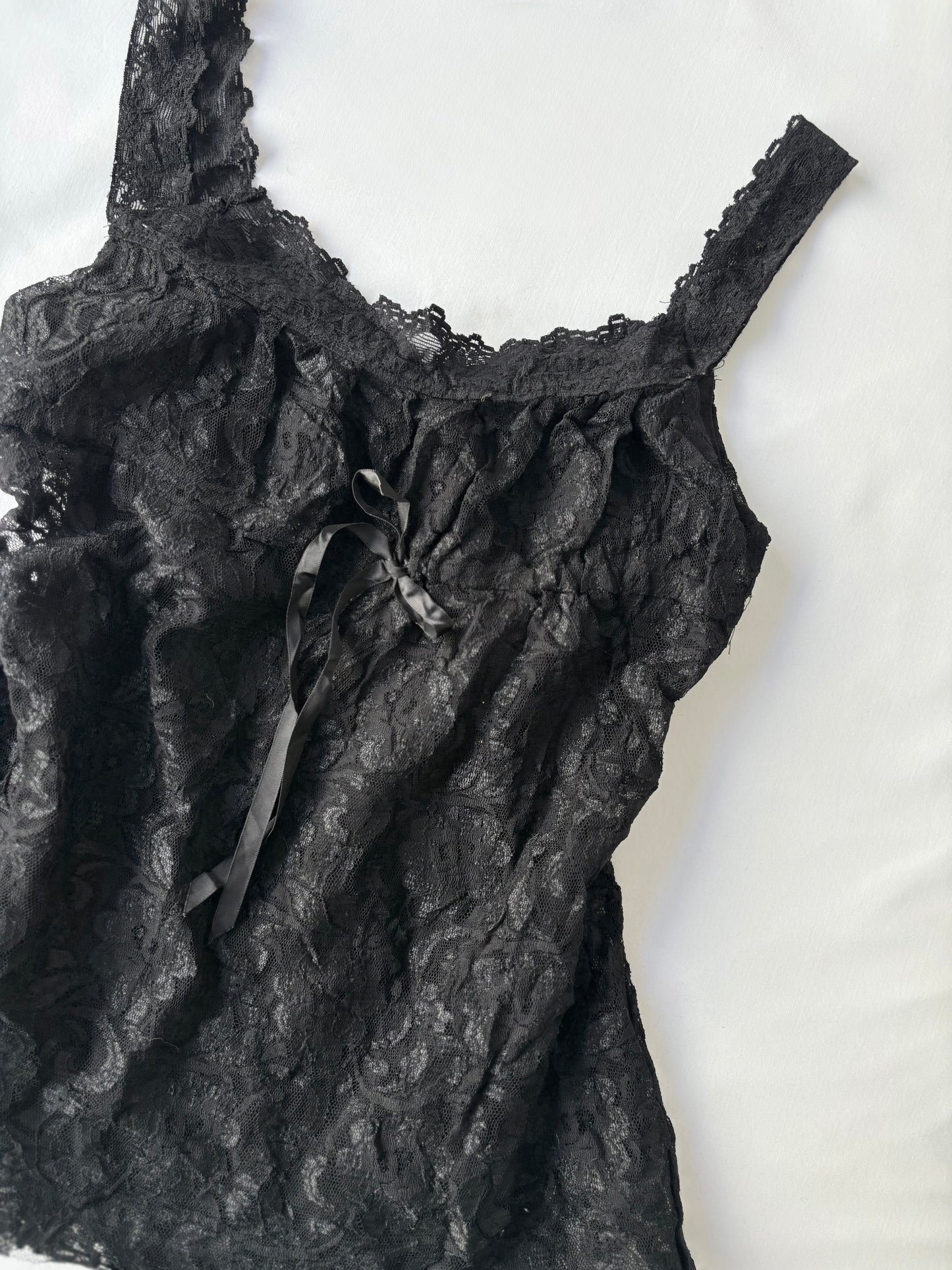 00’s Anxiety lace milkmaid top | Size small