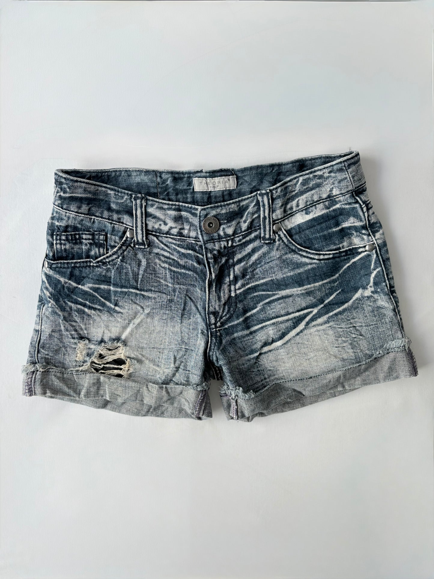 00’s Spicy Denim mid rise shorts | Size 8