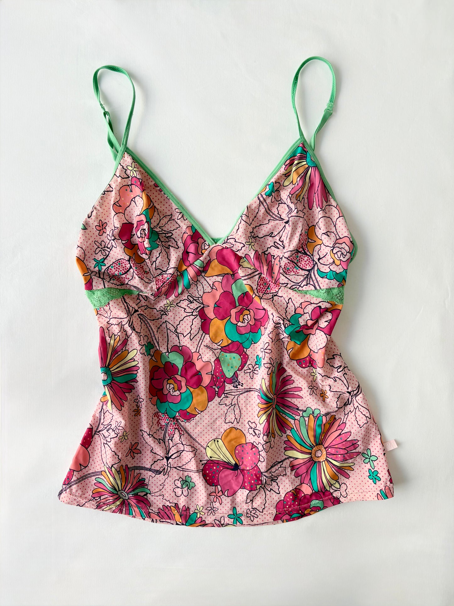 00’s Hey Sister patterned cami | Size 14-16