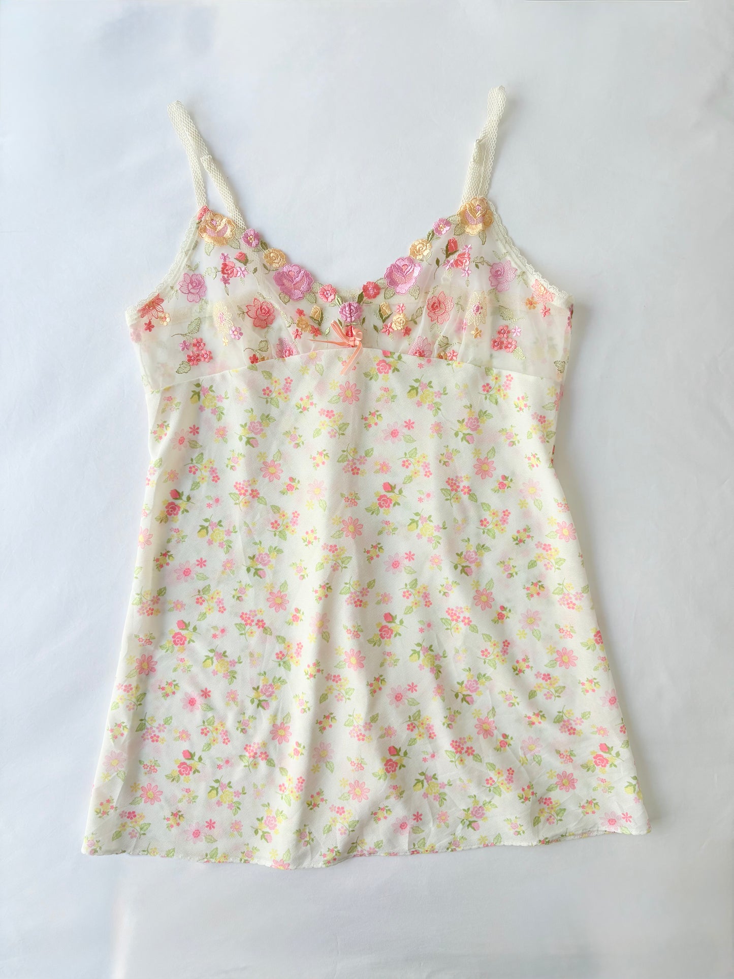 00’s Floral longline cami | Size 12