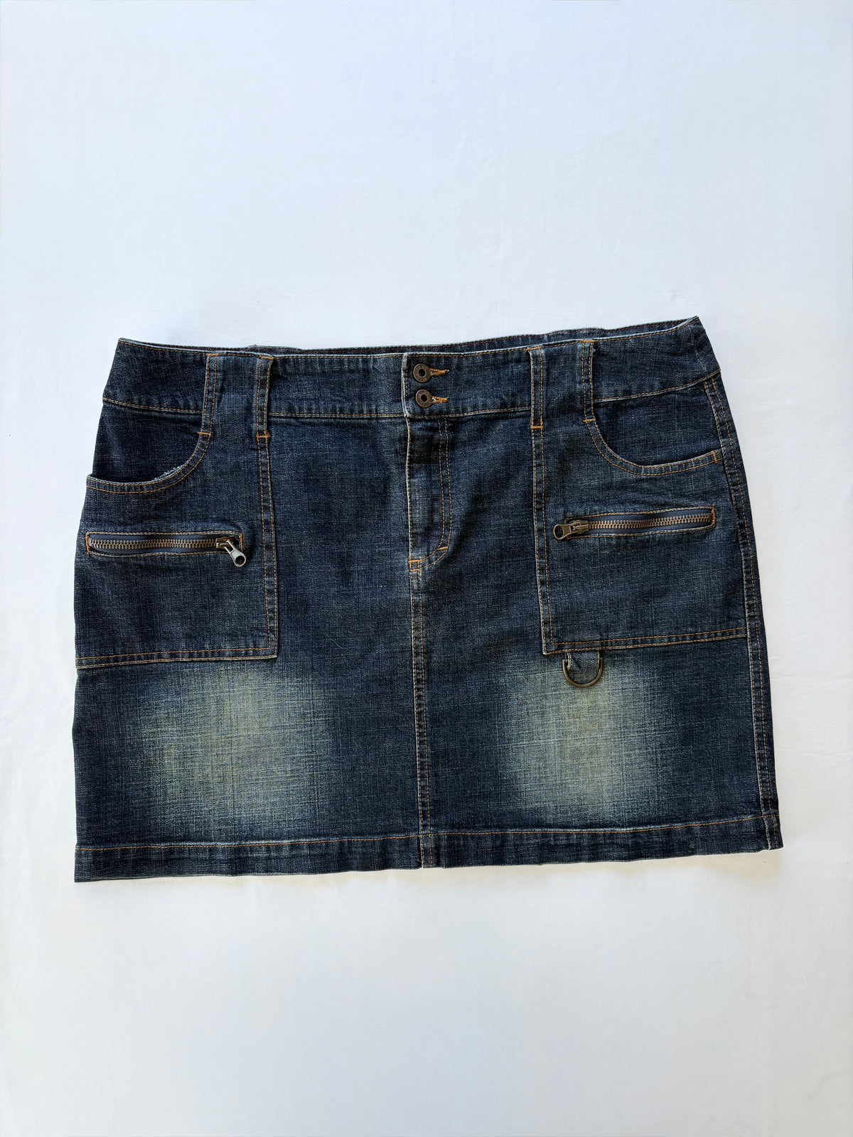 00’s Esprit dark denim skirt | Size 14