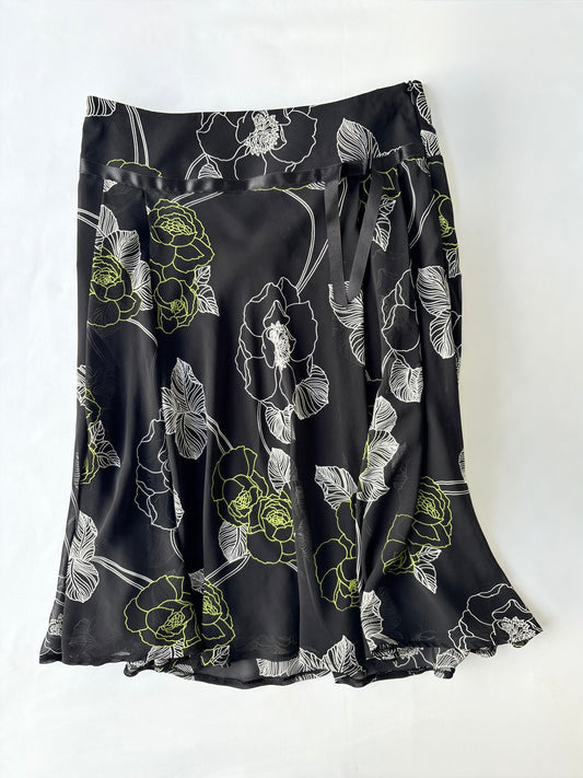 00’s Stax floral midi skirt | Size 10