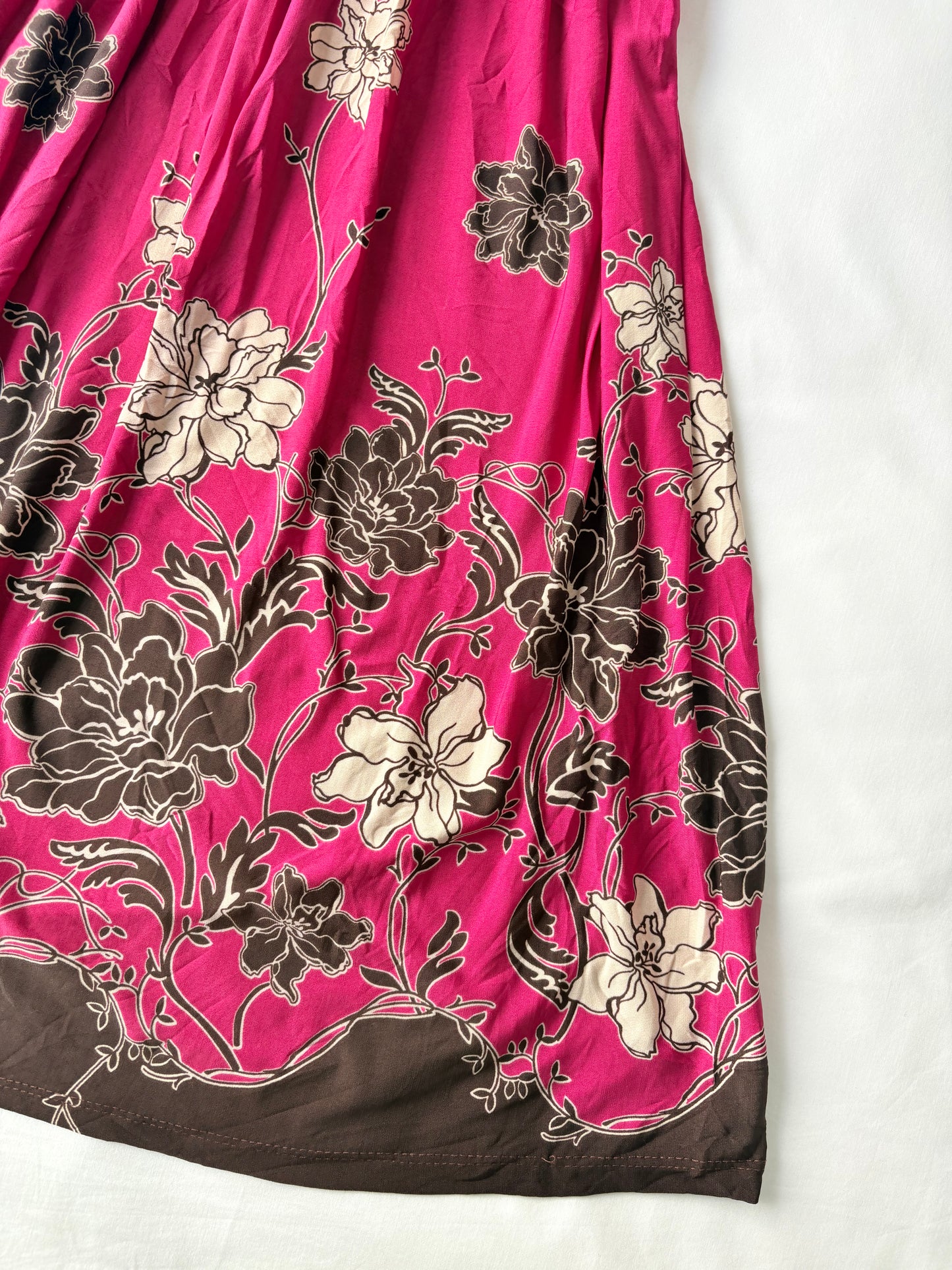 00’s Floral midi dress | Size 10