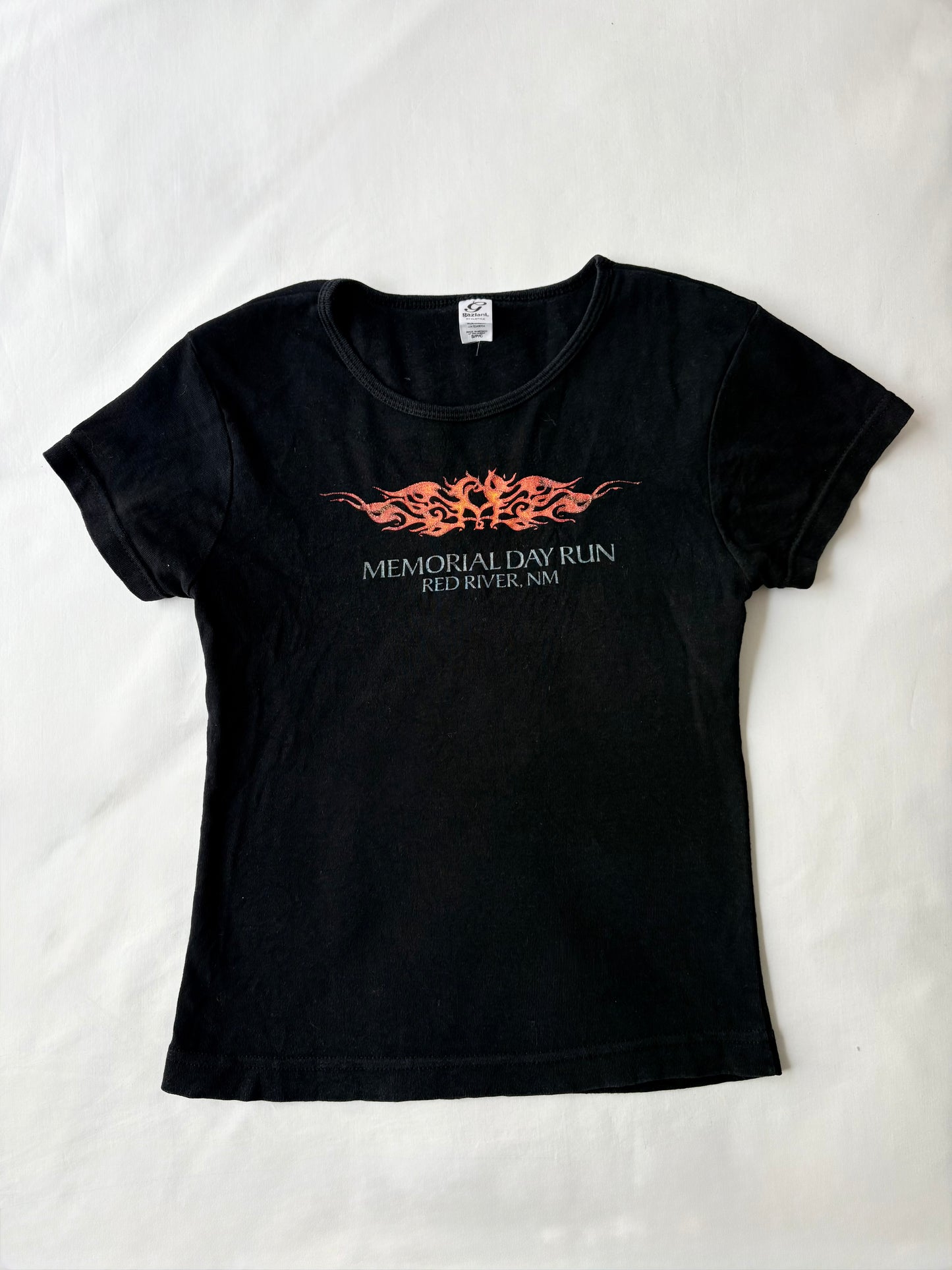 00’s Flame heart tee | Size small