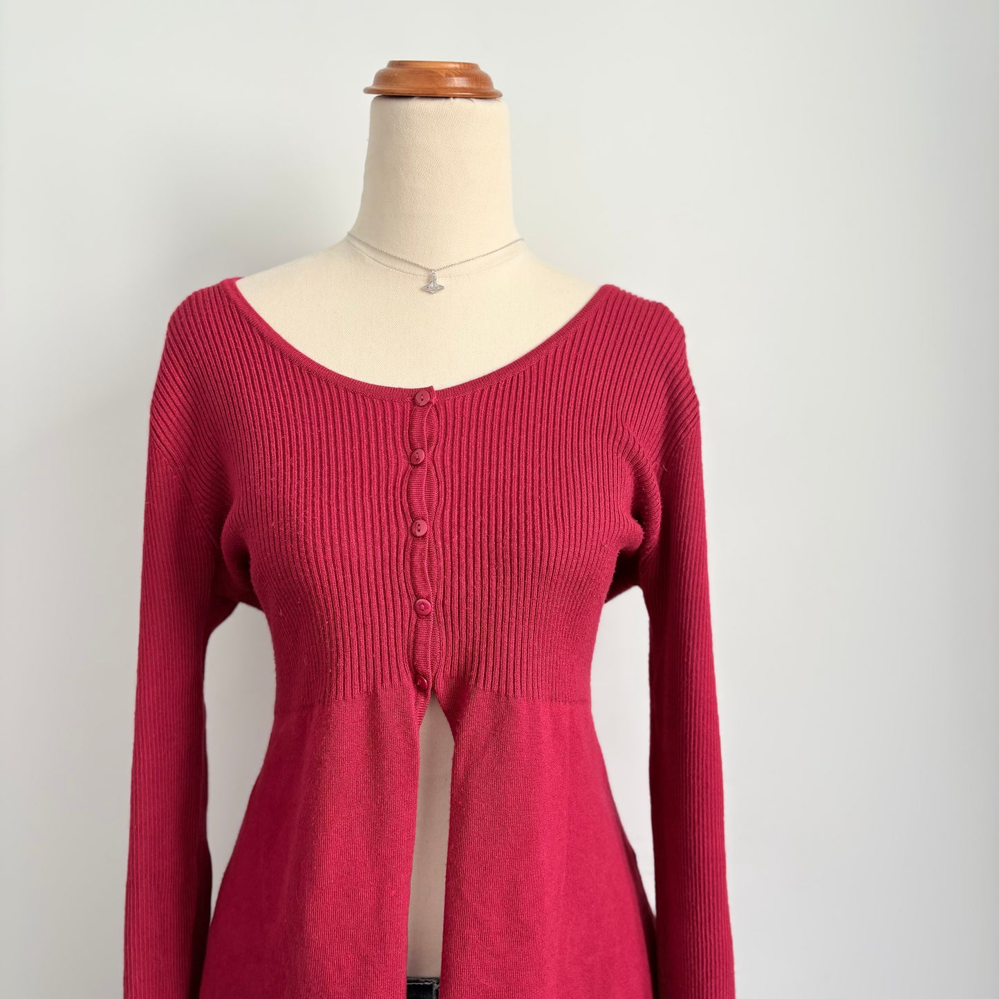 00’s Capture babydoll split front cardigan | Size medium