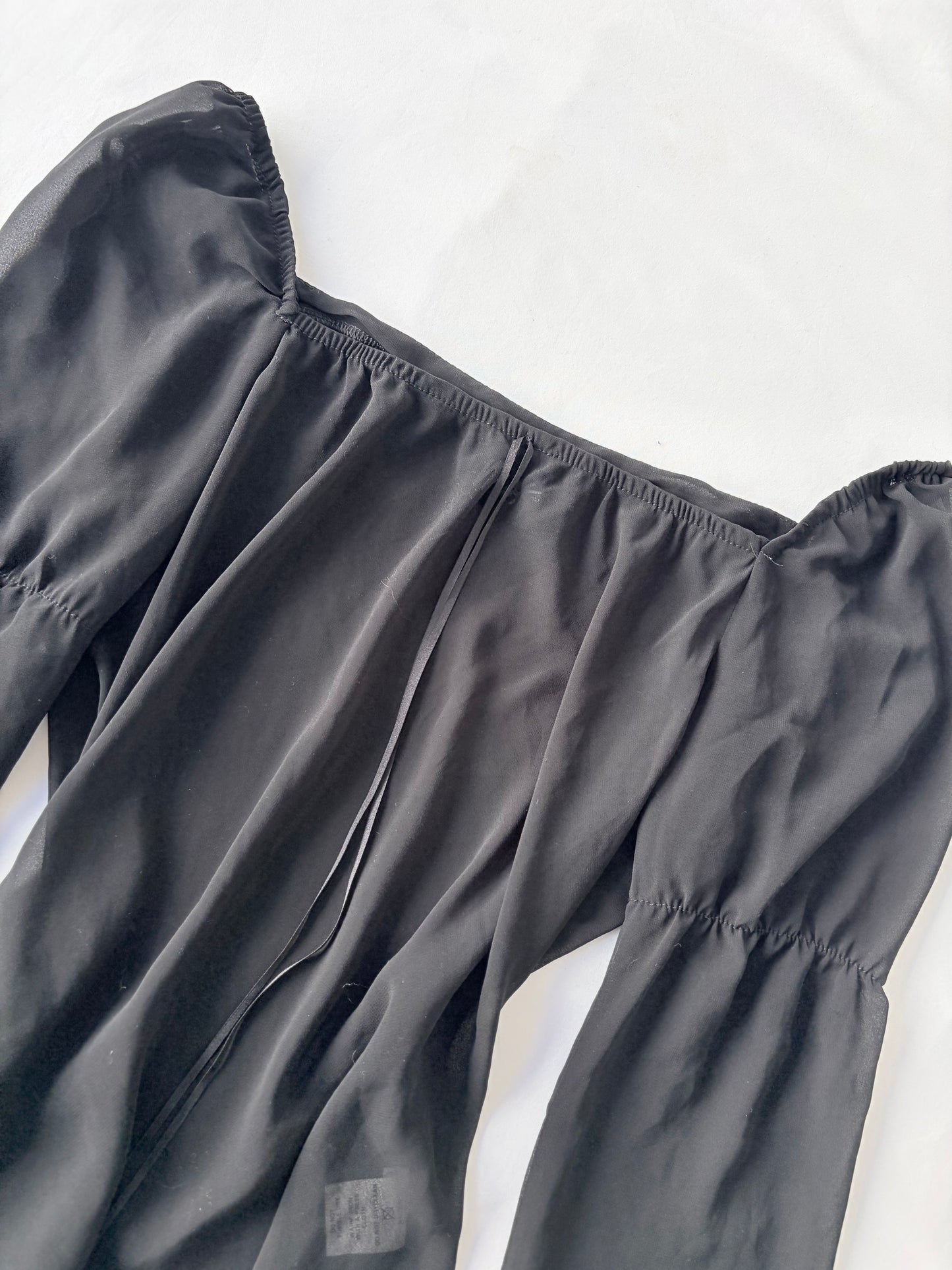 00’s Max flared sheer top | Size medium