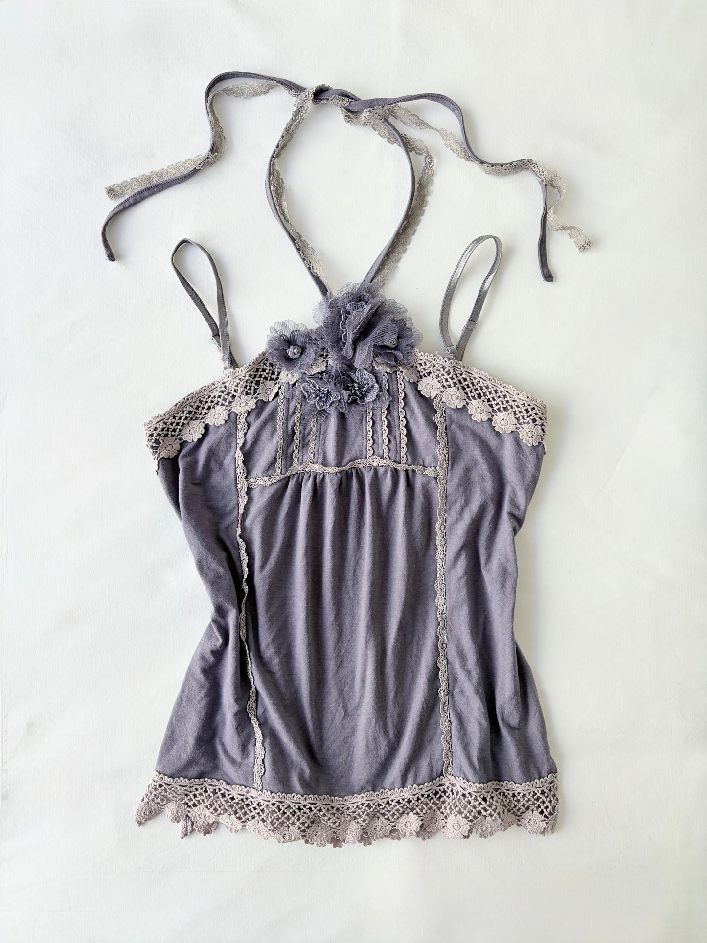 00’s Axes Femme purple halter top | Size medium