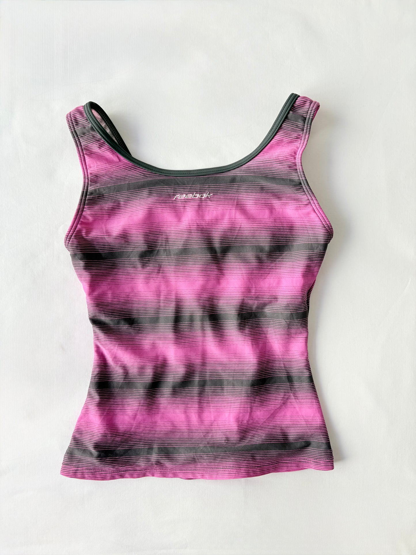 00’s Reebok pink ombré tank | Size 8
