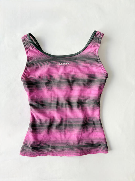 00’s Reebok pink ombré tank | Size 8