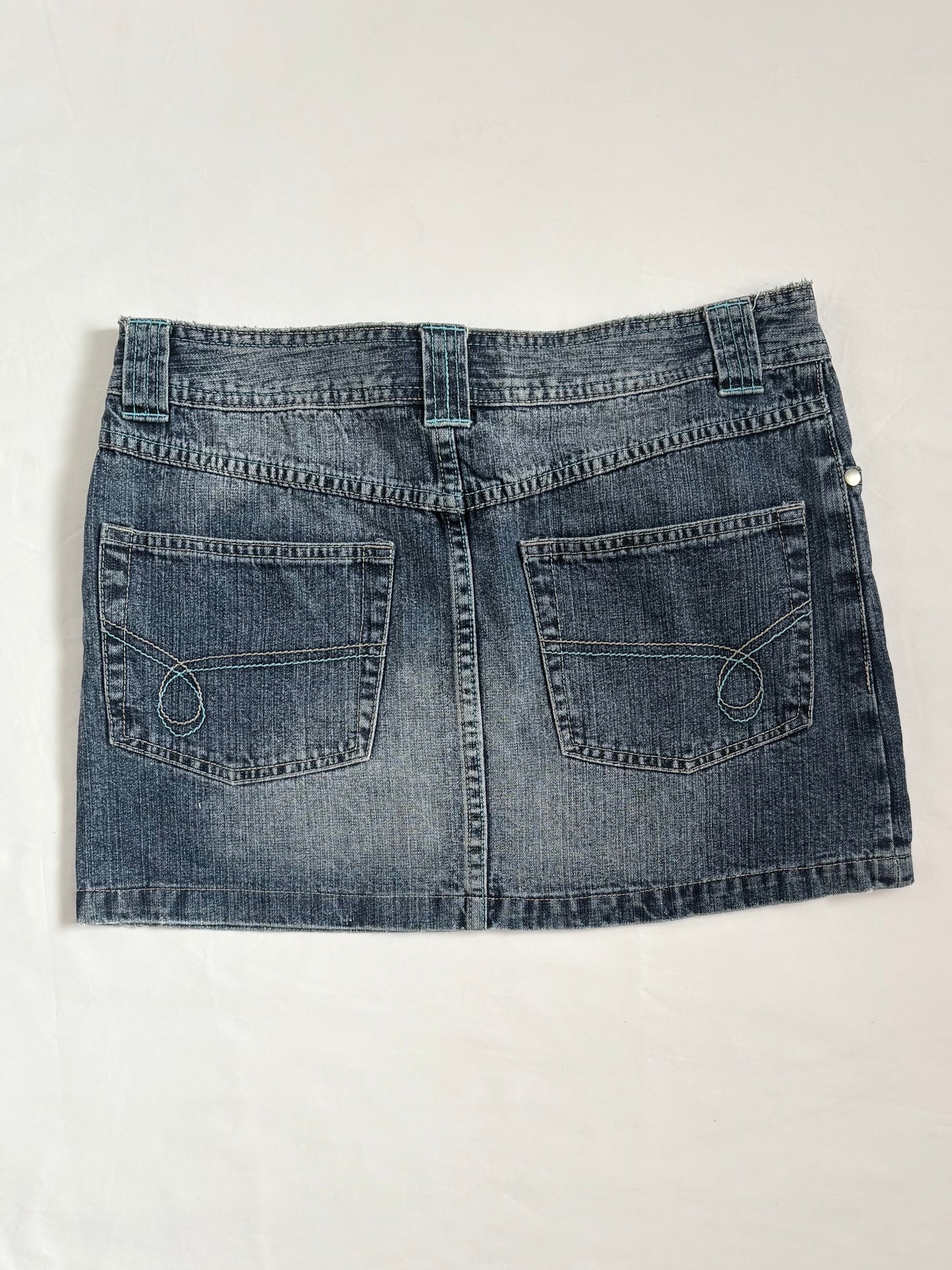 00’s Aero Drome denim mini skirt | Size 12